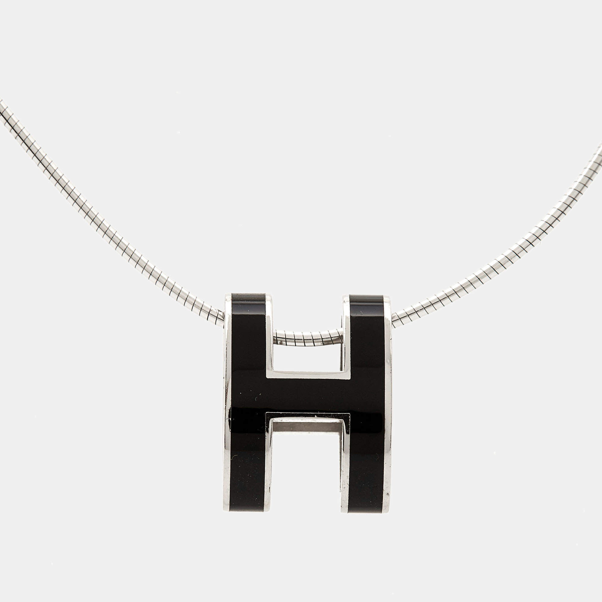 Hermes Chaine D'ancre Silver 925 No Stone Men Women Fashion Pendant Necklace  (silver) Auction