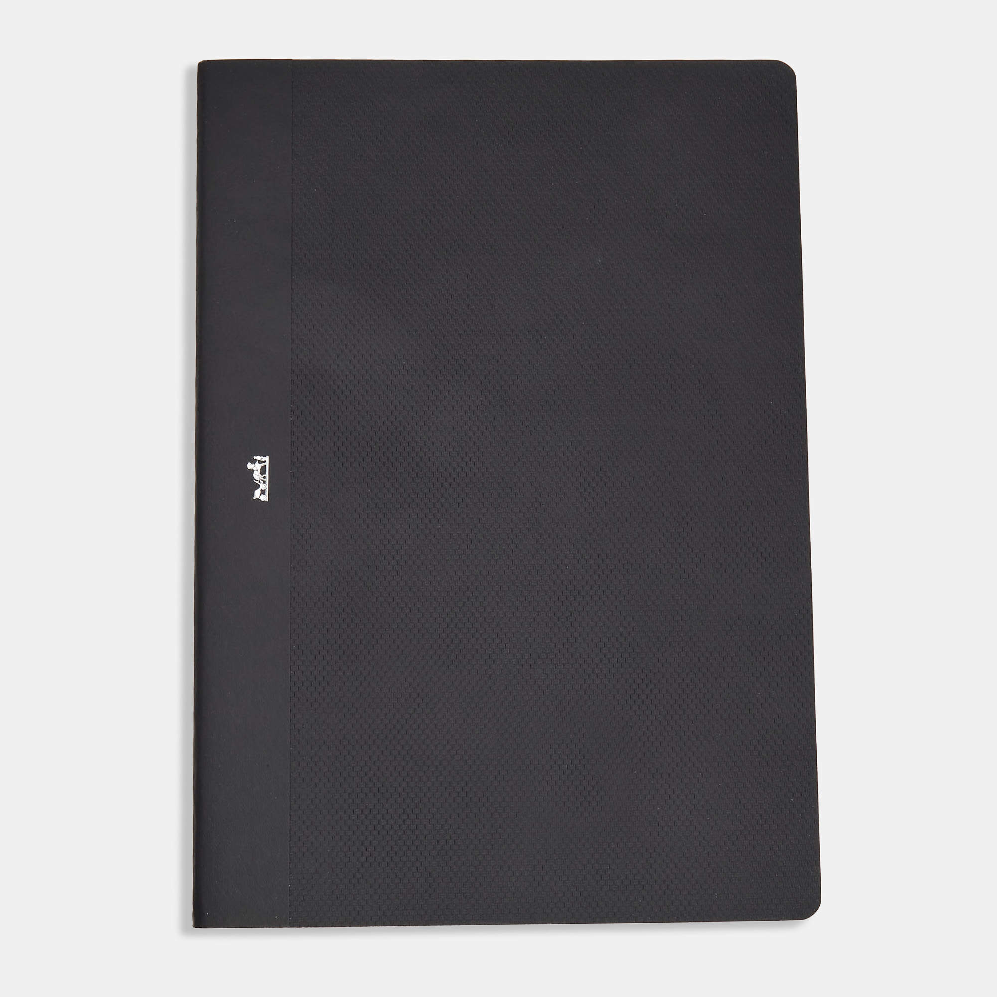 Hermès Black Grain d'H Blank Writing Pad