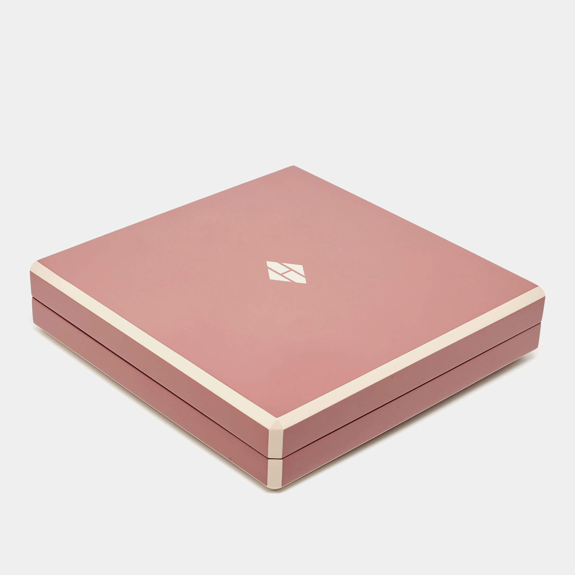 Hermes Lacquered Wood and Taurillon Leather H Facettes Jewelry Box