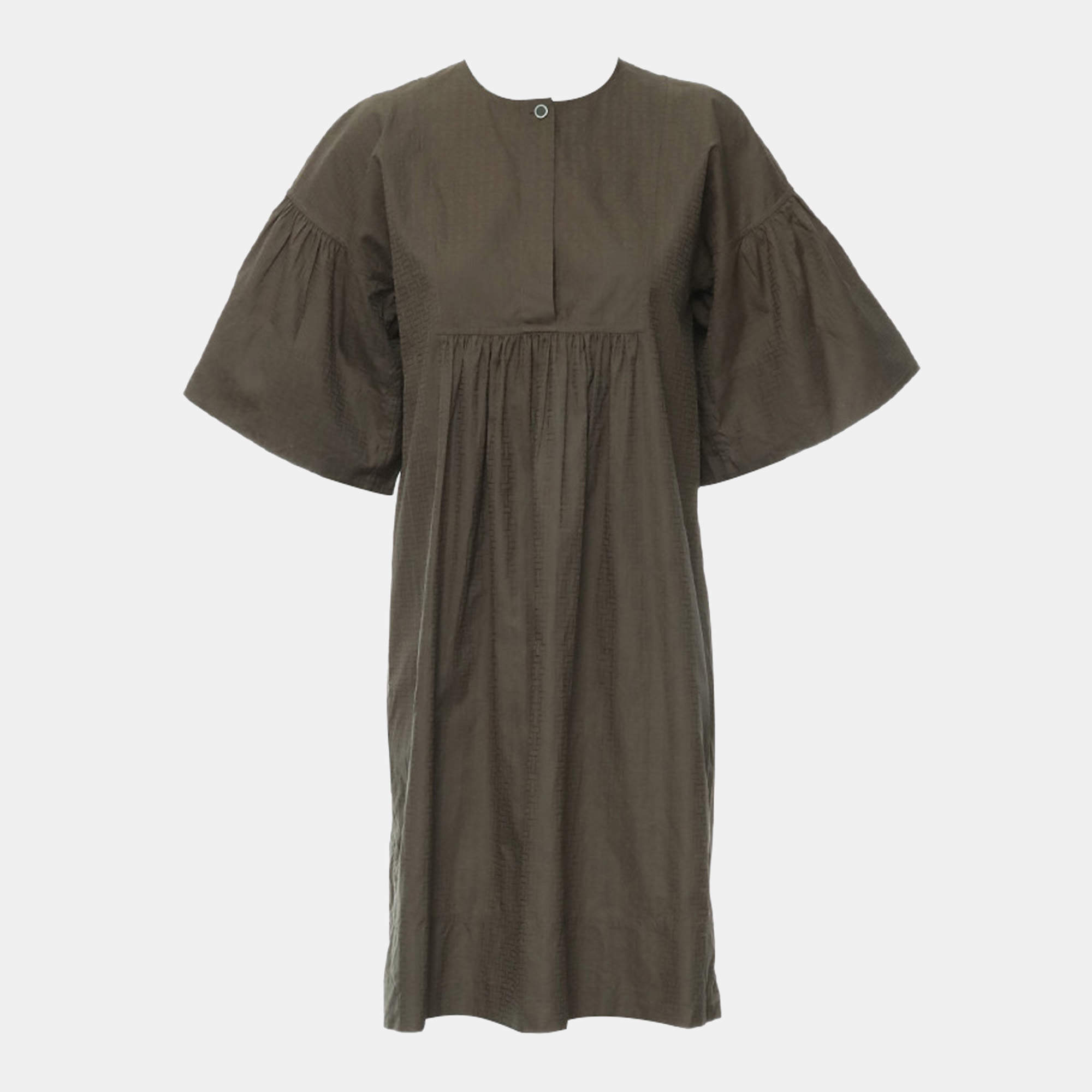 Pre Owned Hermes Short Sleeve Dress