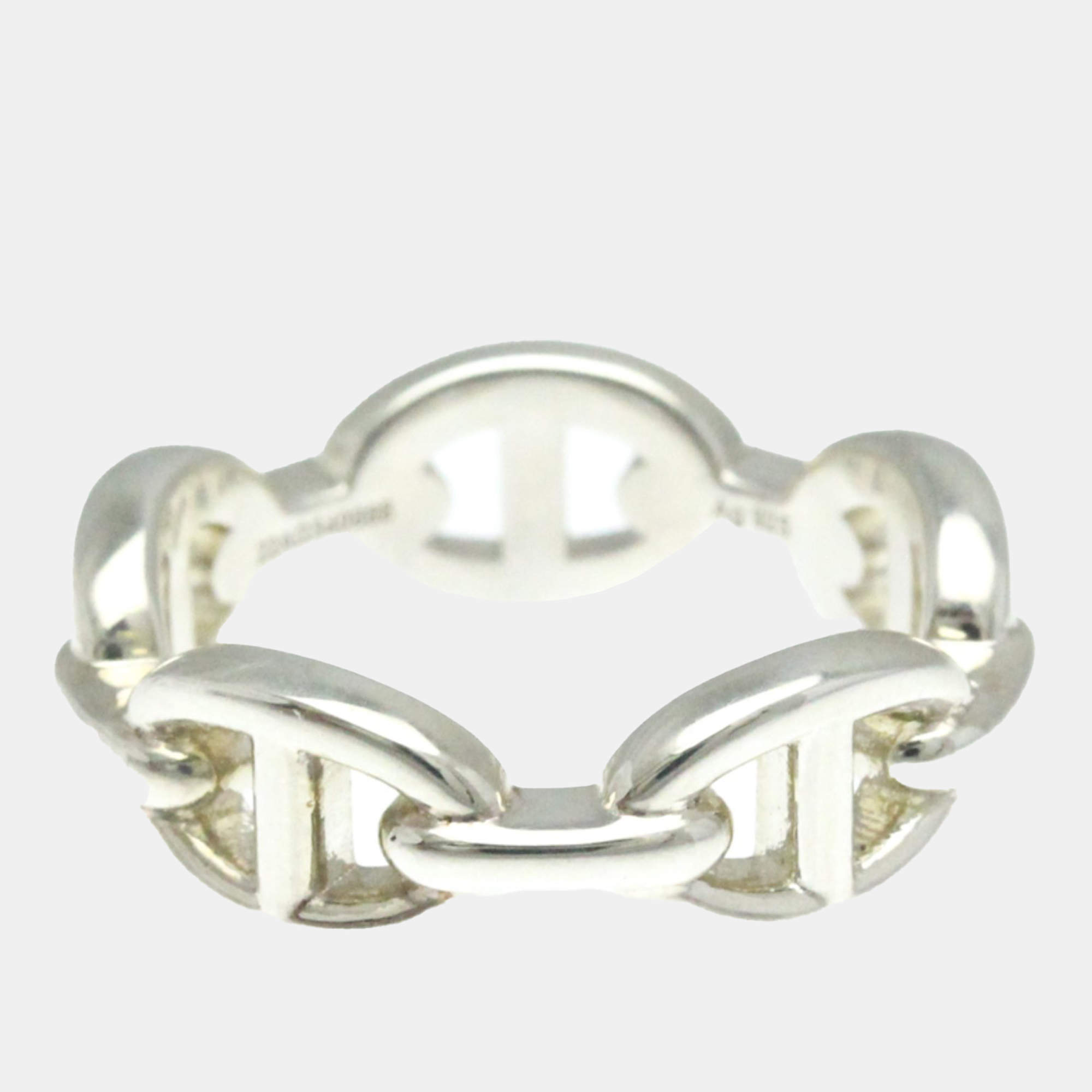 Hermes Silver Chaine d'ancre Bracelet