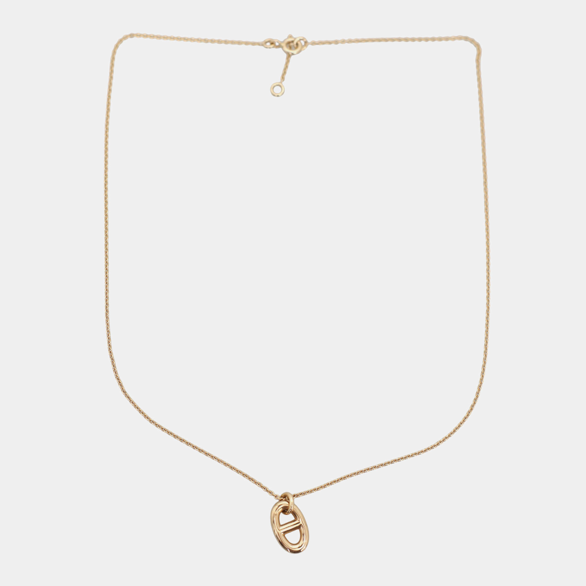 Hermes 18K Rose Gold Small Model Farandole Pendant Necklace
