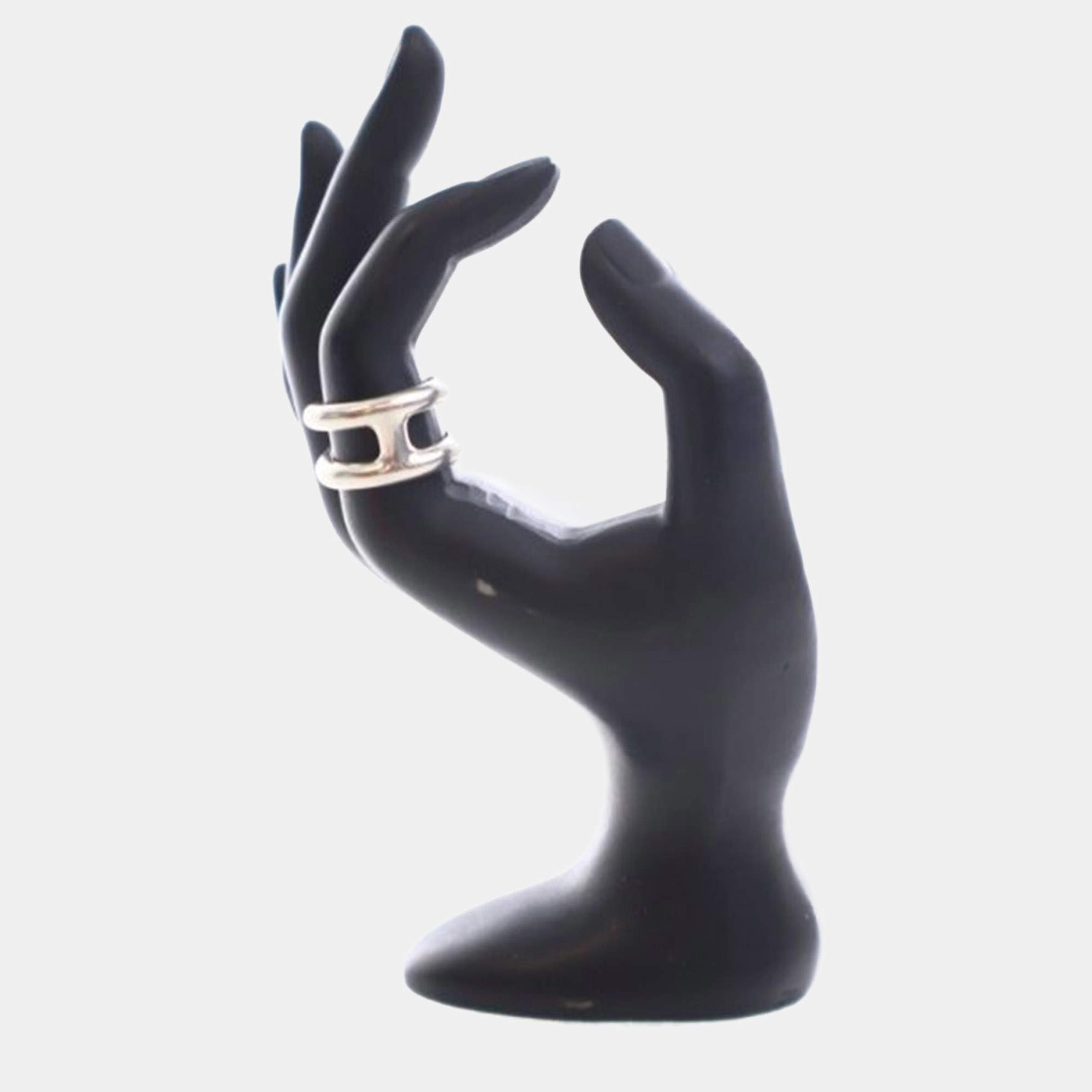 Pre Owned Hermes Small Model Osmose Ring Sz 57