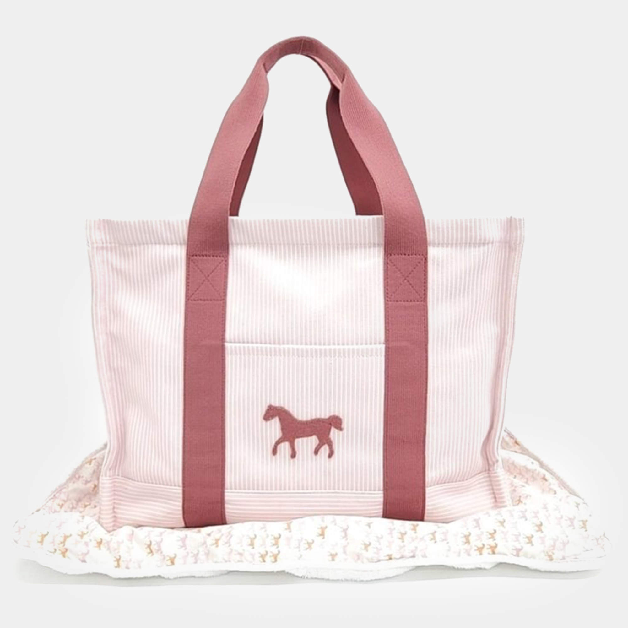 Pre Owned Hermes Pink Baby Nappy Handbag