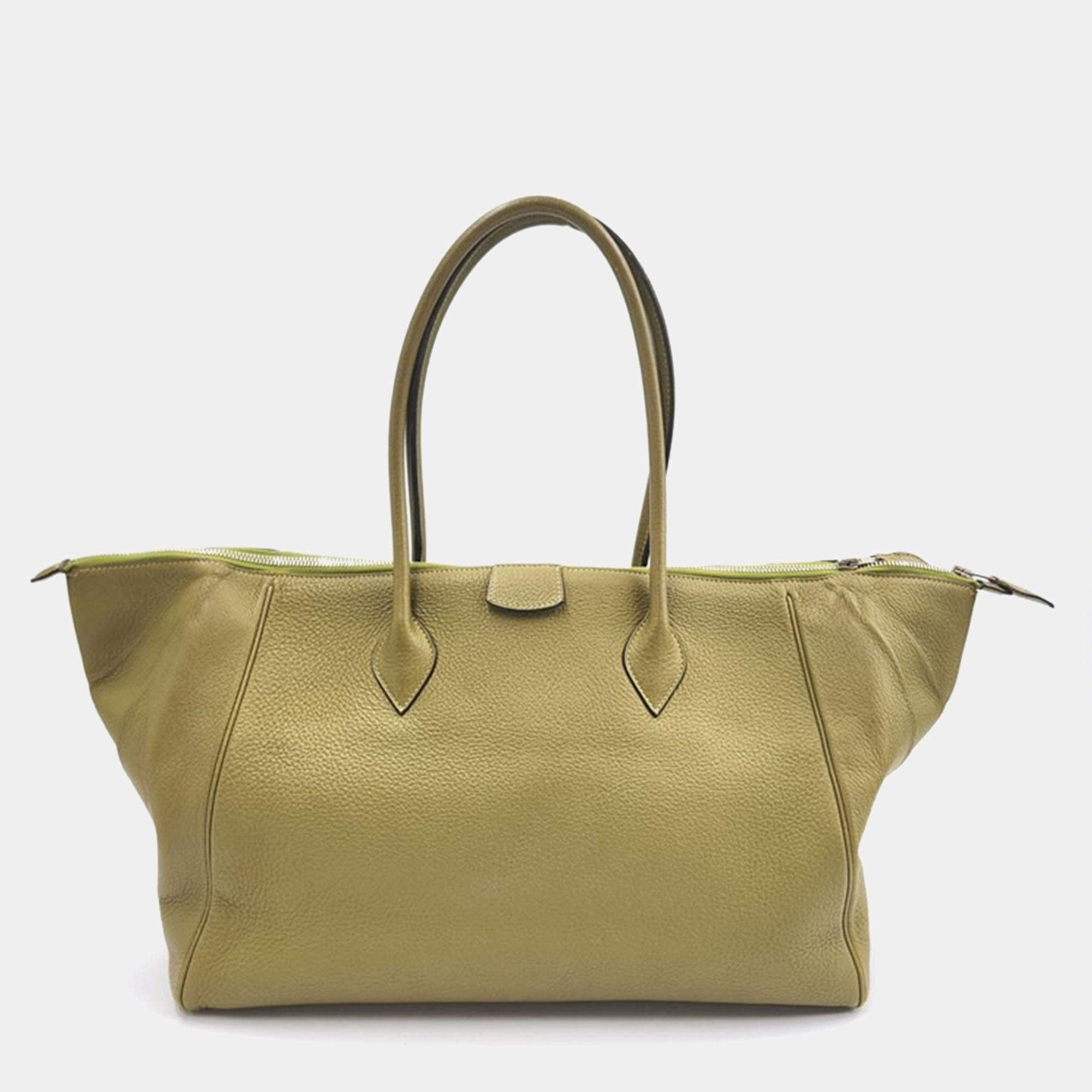 Hermes Clemence Paris Bombay 37 Tote Bag