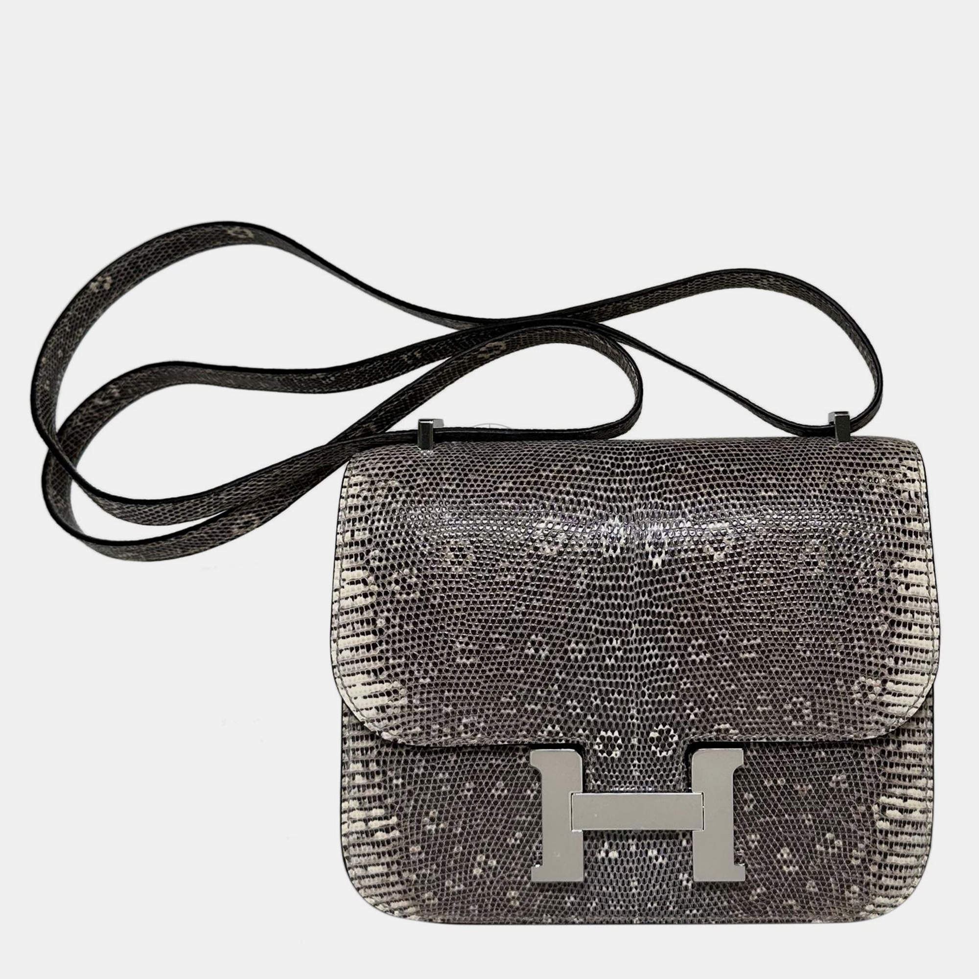 Hermes Lizard Ombre Constance Mirror 18 bag PHW