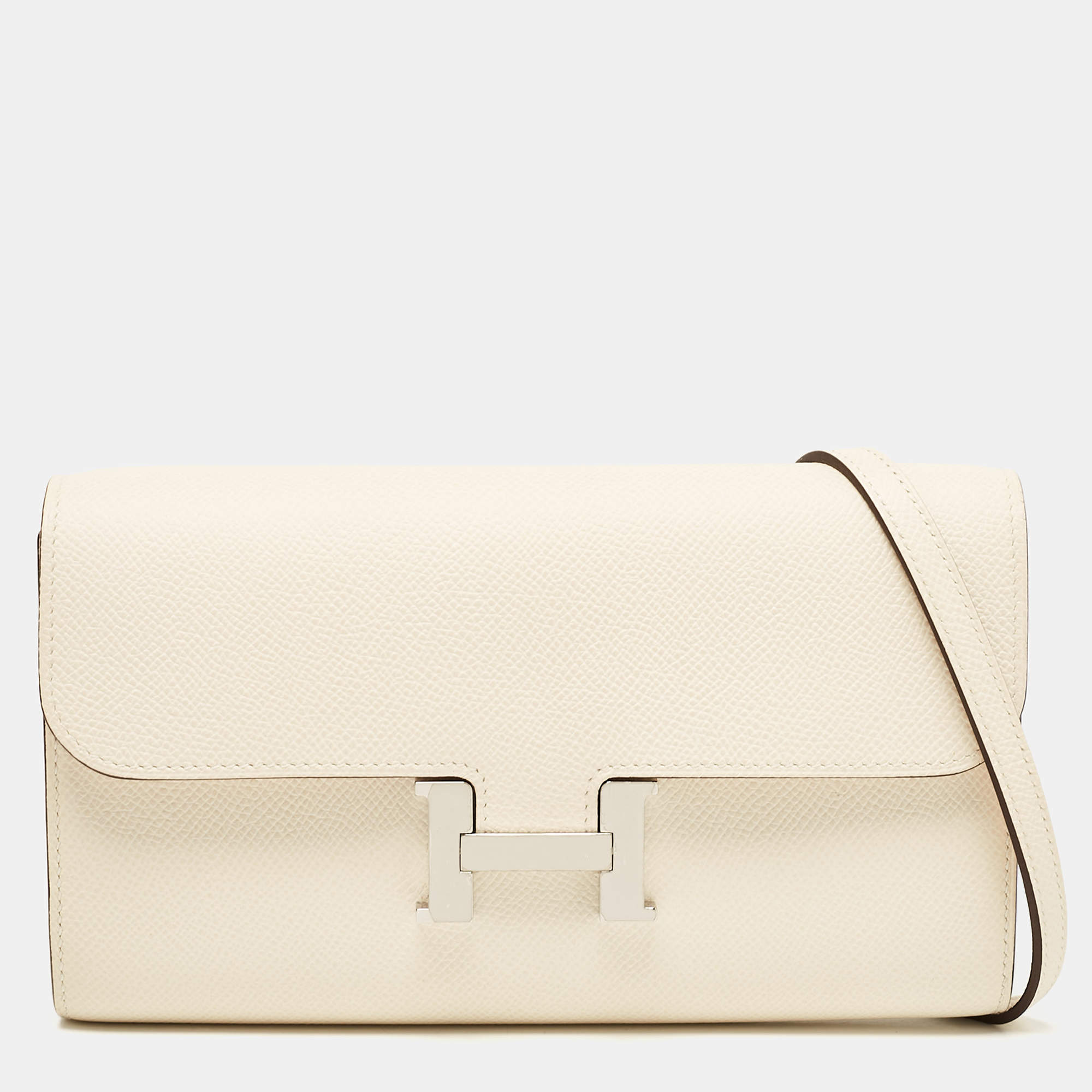 Hermès Nata Epsom Leather Constance Long To Go Wallet