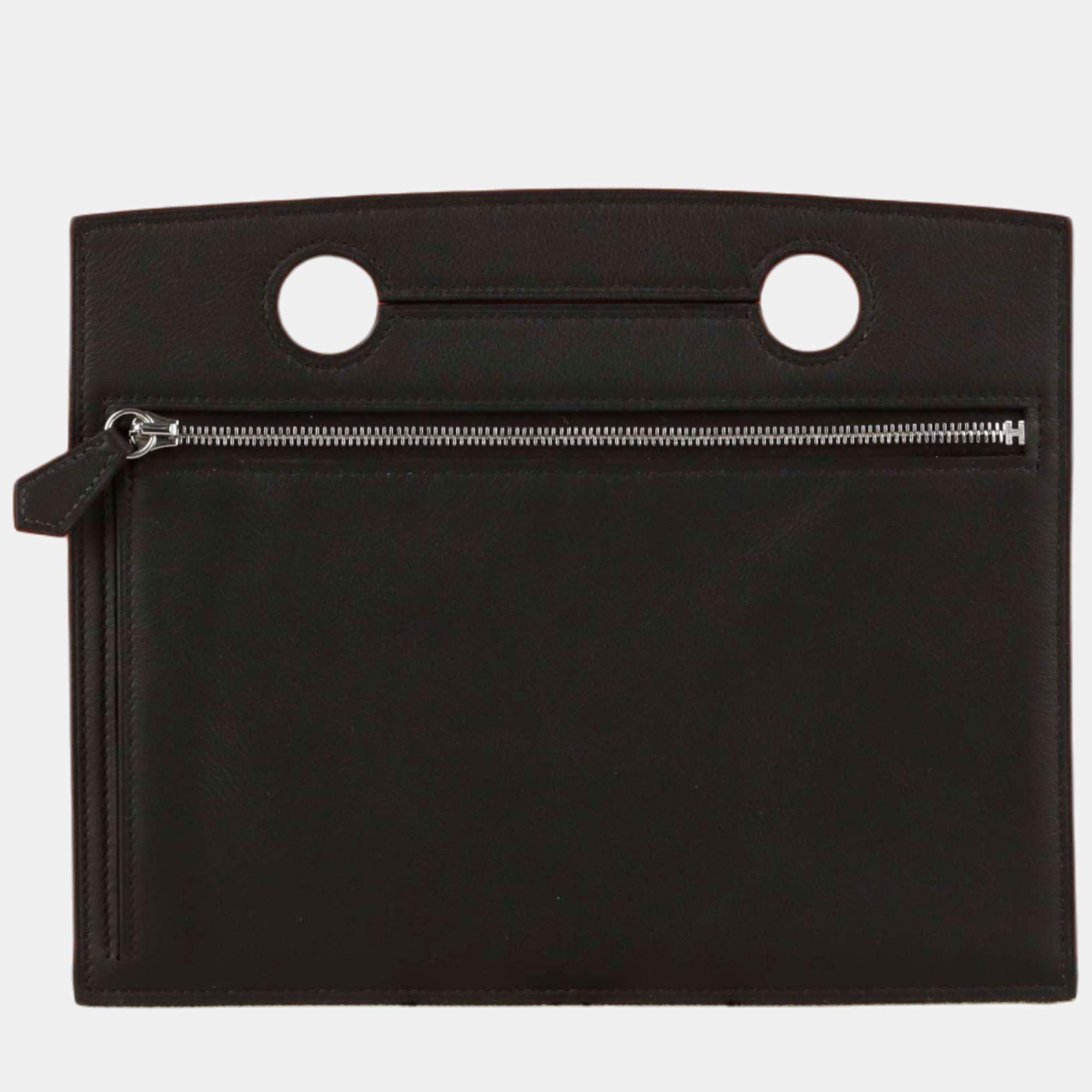 Hermes Black Swift 25 Backpocket Pouch 