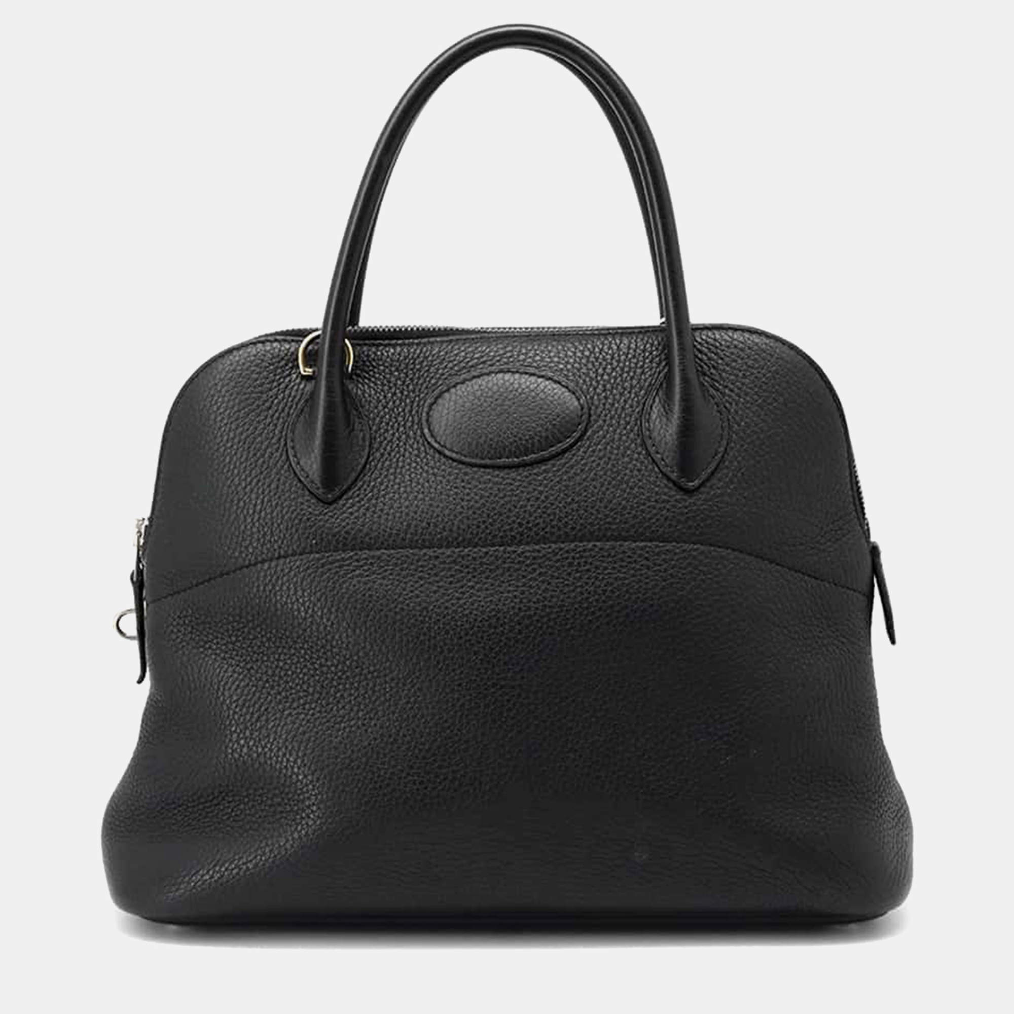 Hermes Bolide Black Taurillon Clemence Size 31