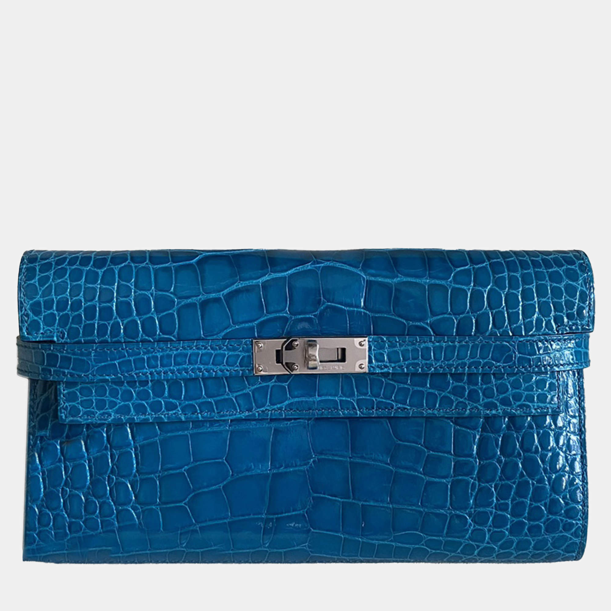 Hermes Alligator Kelly Wallet