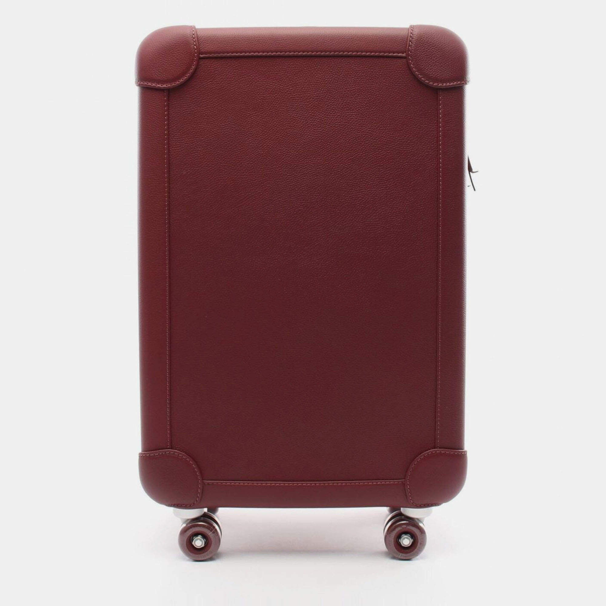 Hermes Bordeaux Taurillon Clemence Legatt Leather R.M.S. Cabine Travel Bag