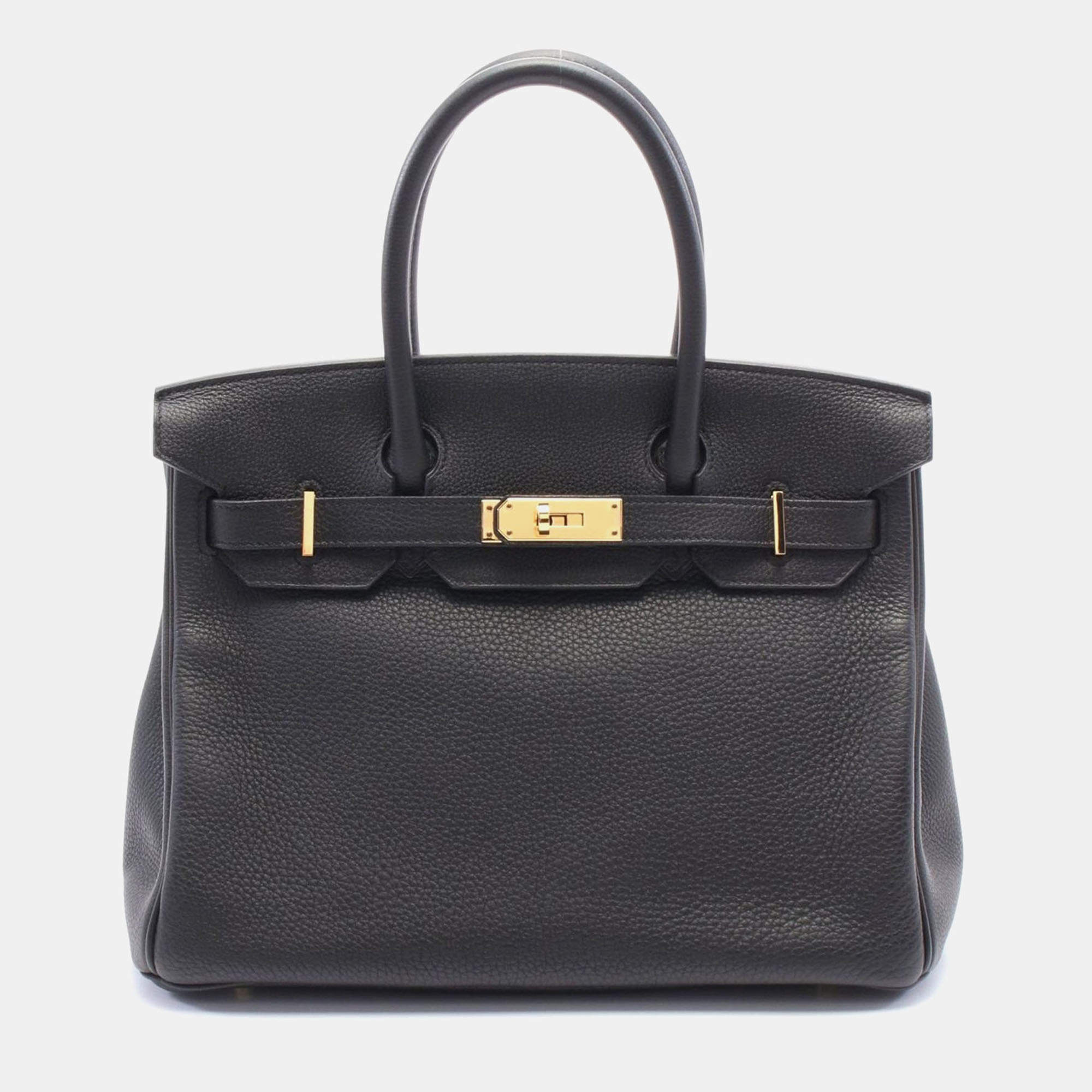 Hermes Black Togo Birkin 30 