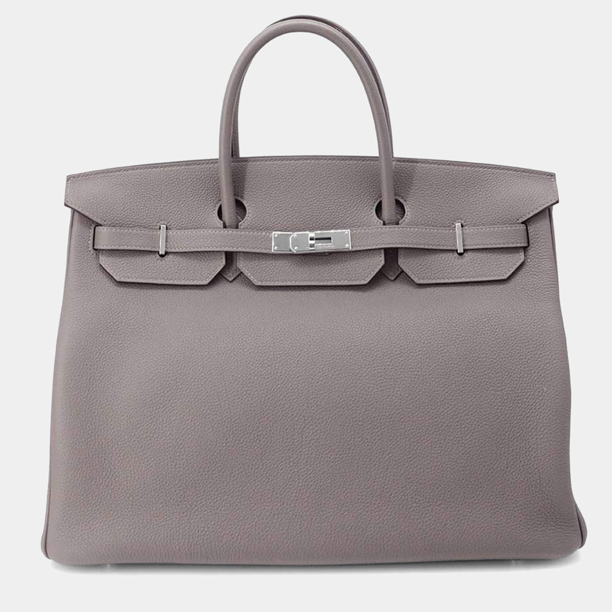 Hermes Birkin 40 Gris Meyer Togo Leather  