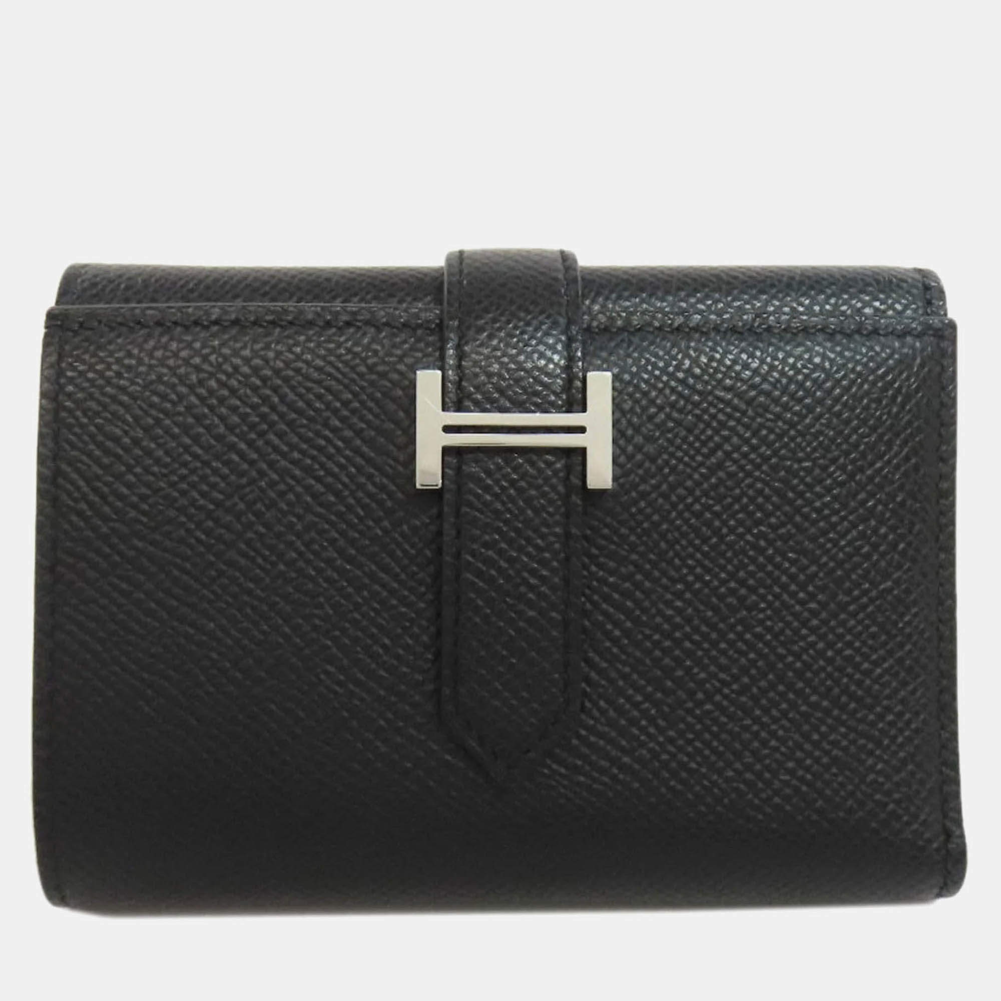 Hermes Bearn Combination Bi-Fold Wallet Epson
