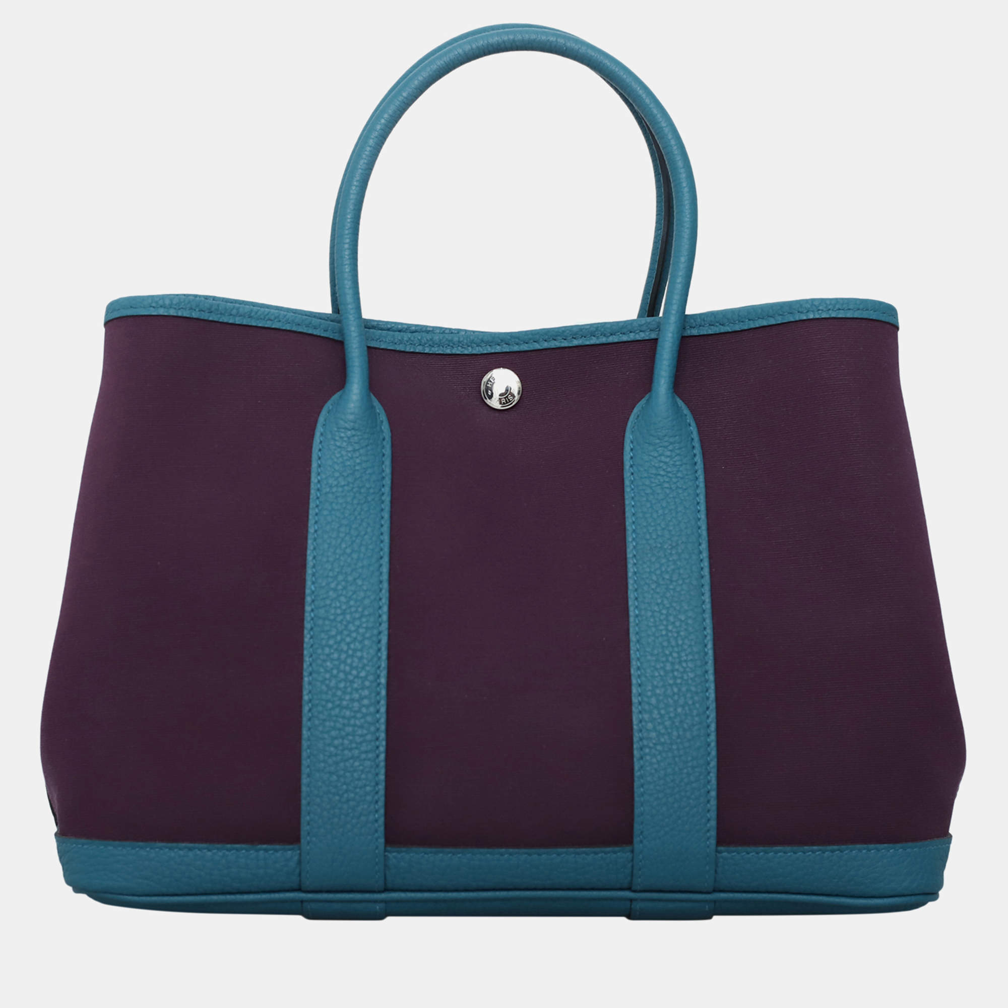 Hermes Canvas Garden Party 30 Bag