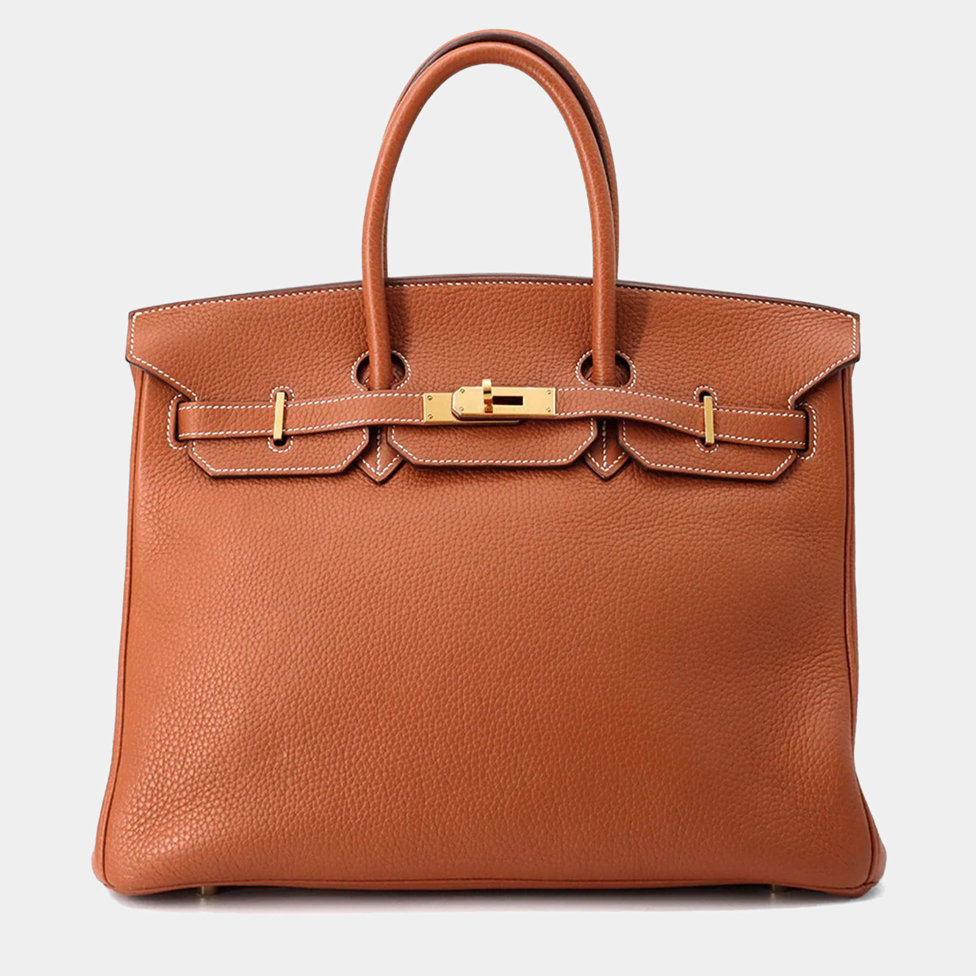 Hermes Birkin Orange Taurillon Clemence Size 35