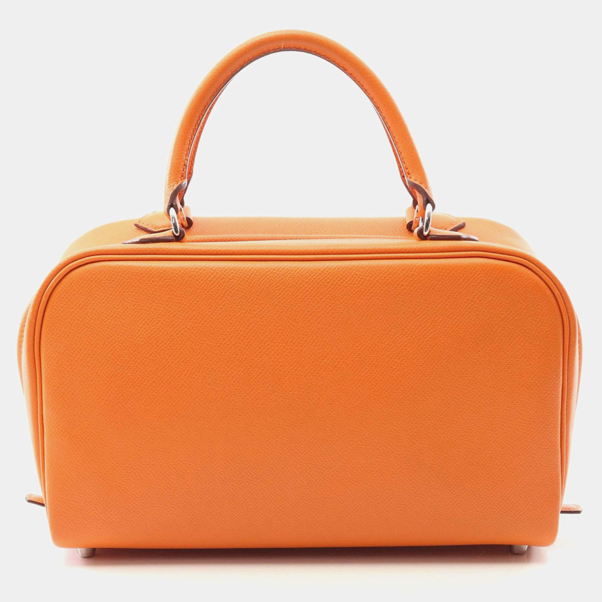 Hermes Sac Envie 26 Orange K Epsom Handbag 