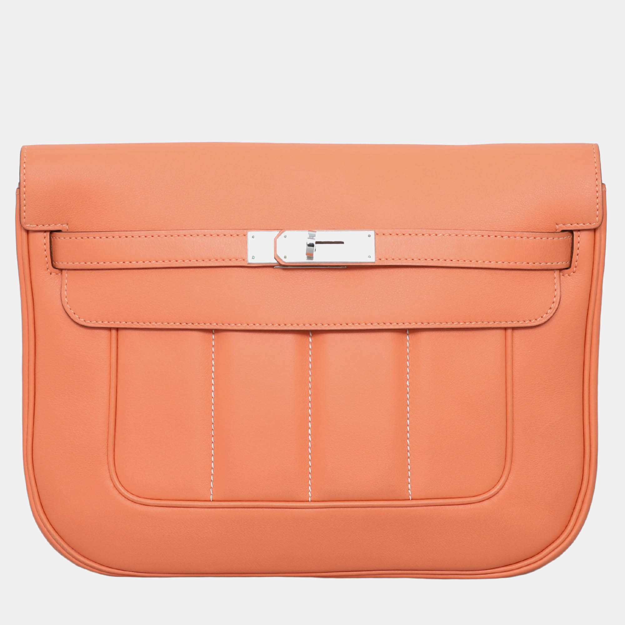 Pre Owned Hermes Berline 28 Leather Bag