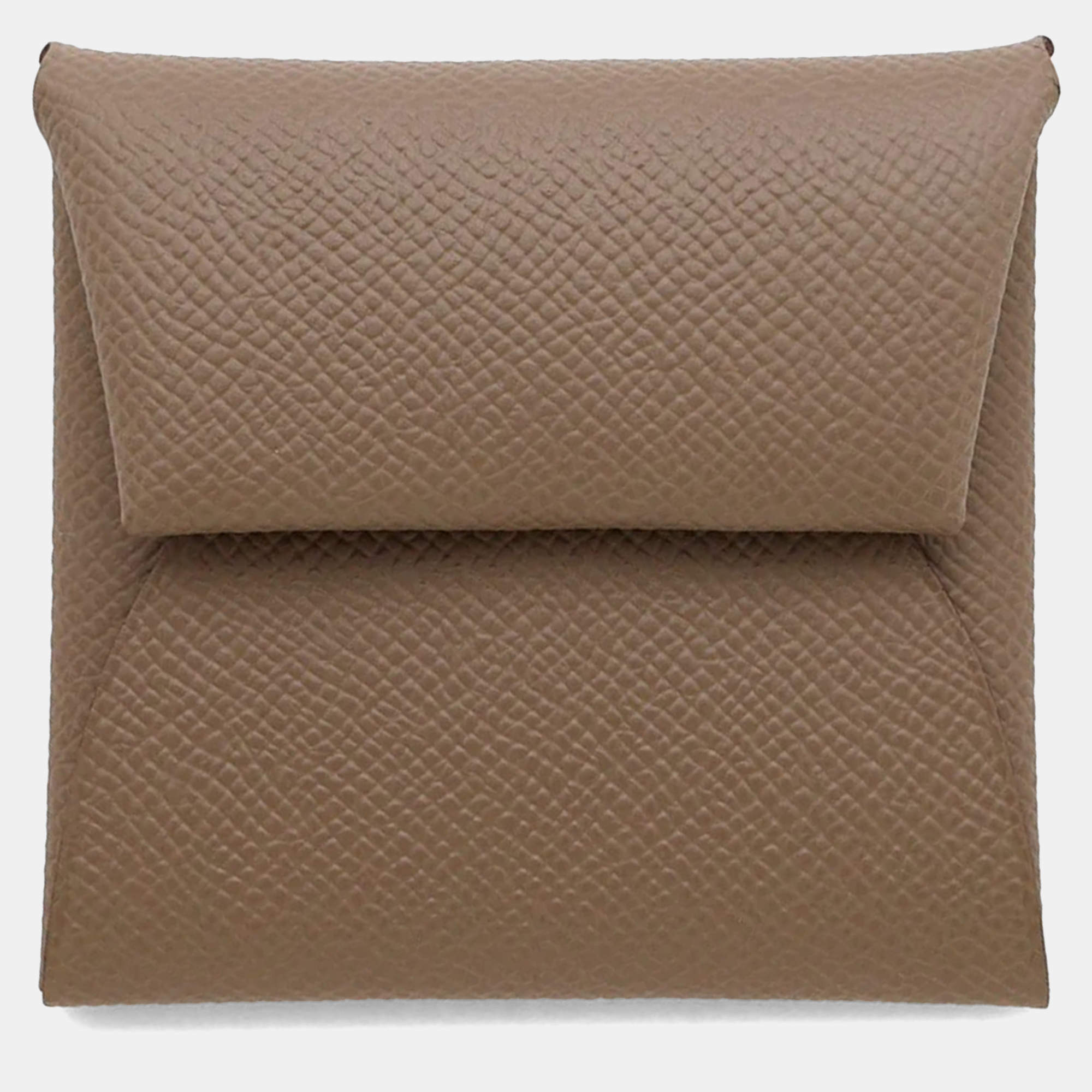 Pre Owned Hermes Bastia Etoupe Epsom Wallet