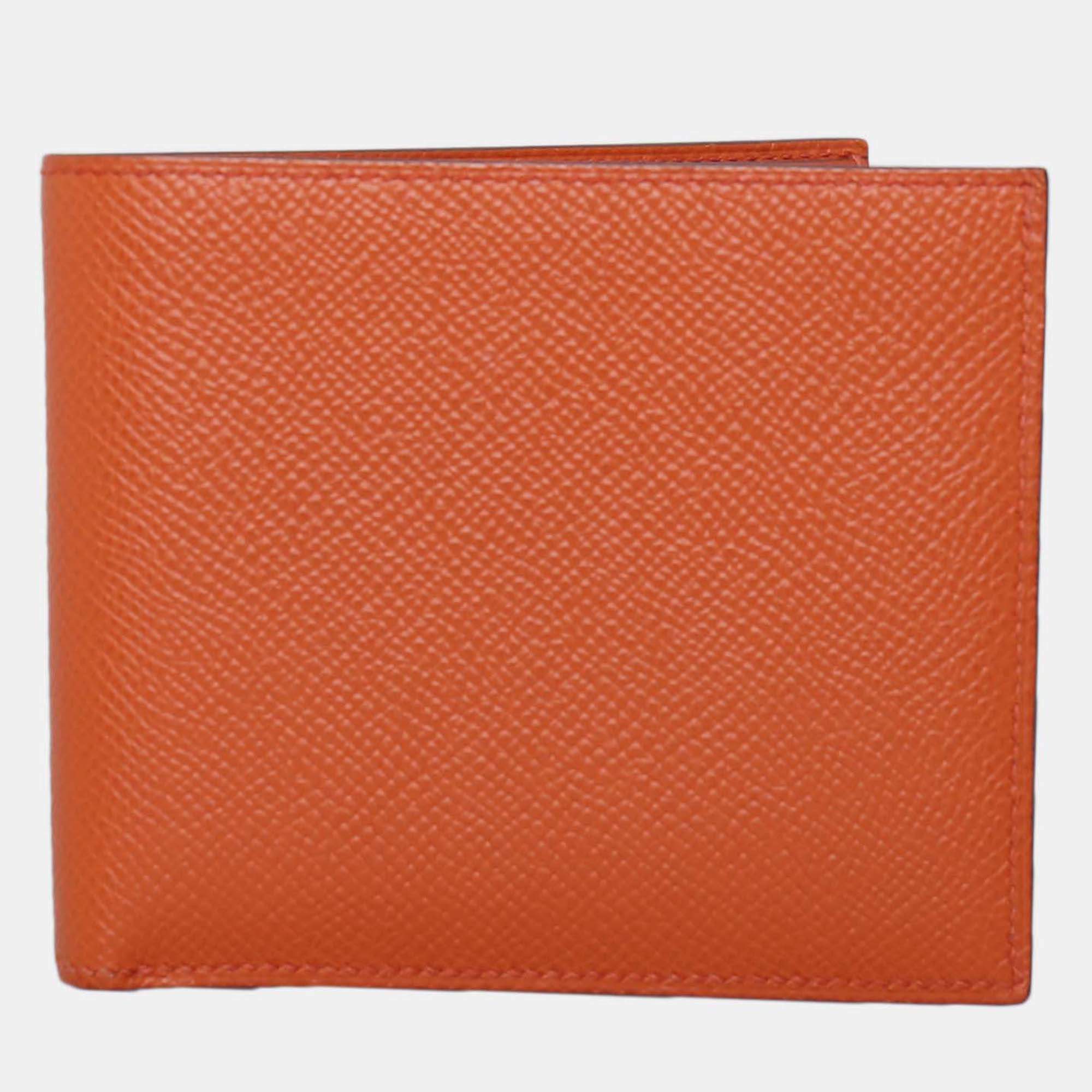 Pre Owned Hermes Epsom Mc2 Copernic Compact Wallet