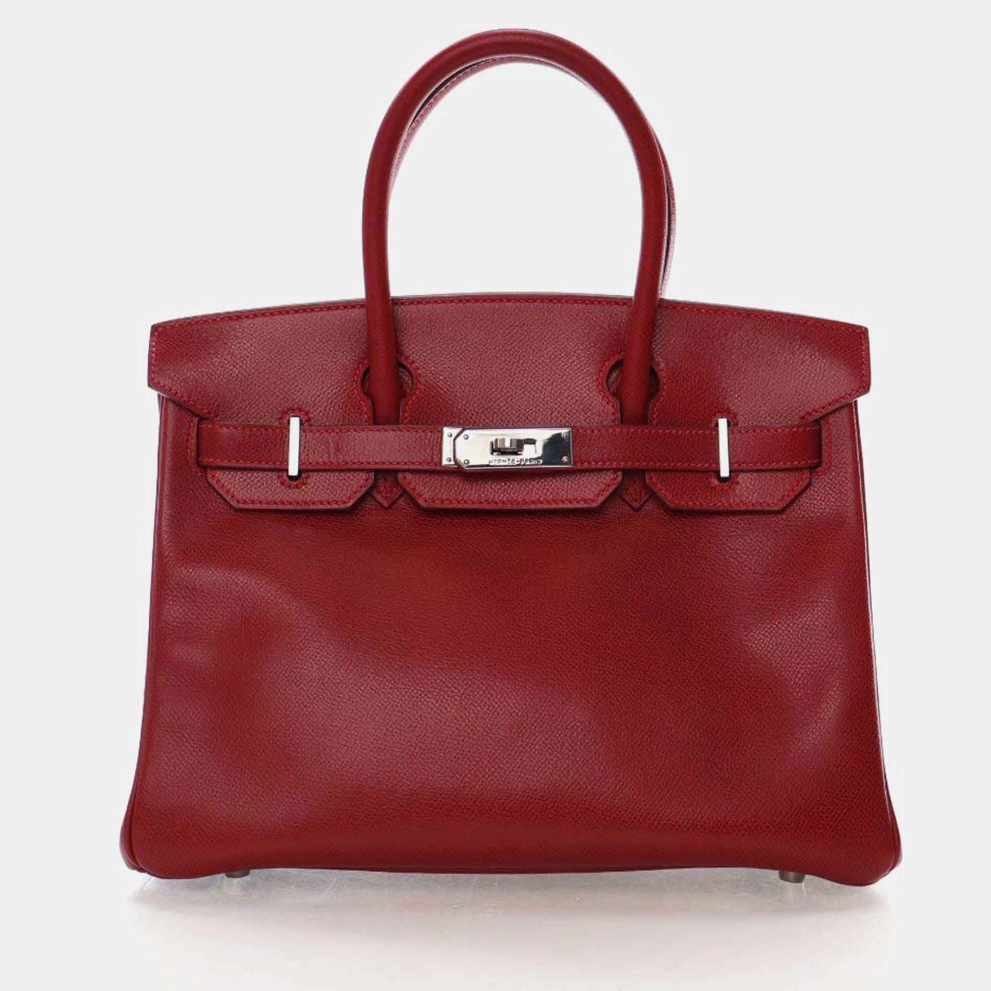 Pre Owned Hermes Crimson Epsom Birkin 30