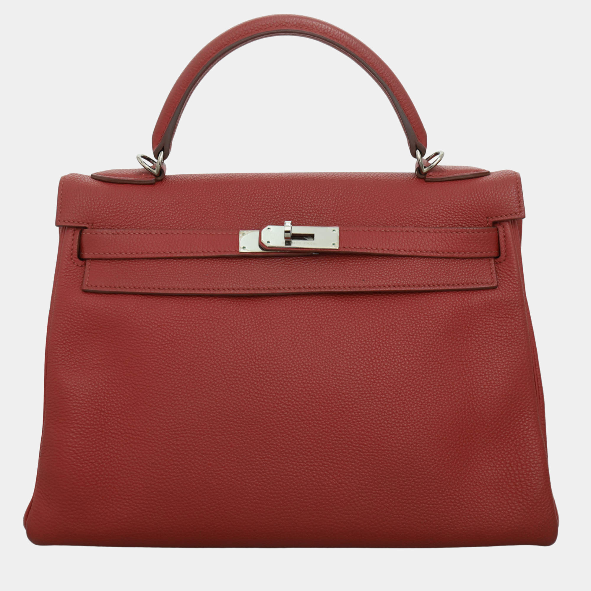 Pre Owned Hermes Kelly 32 Leather Bag