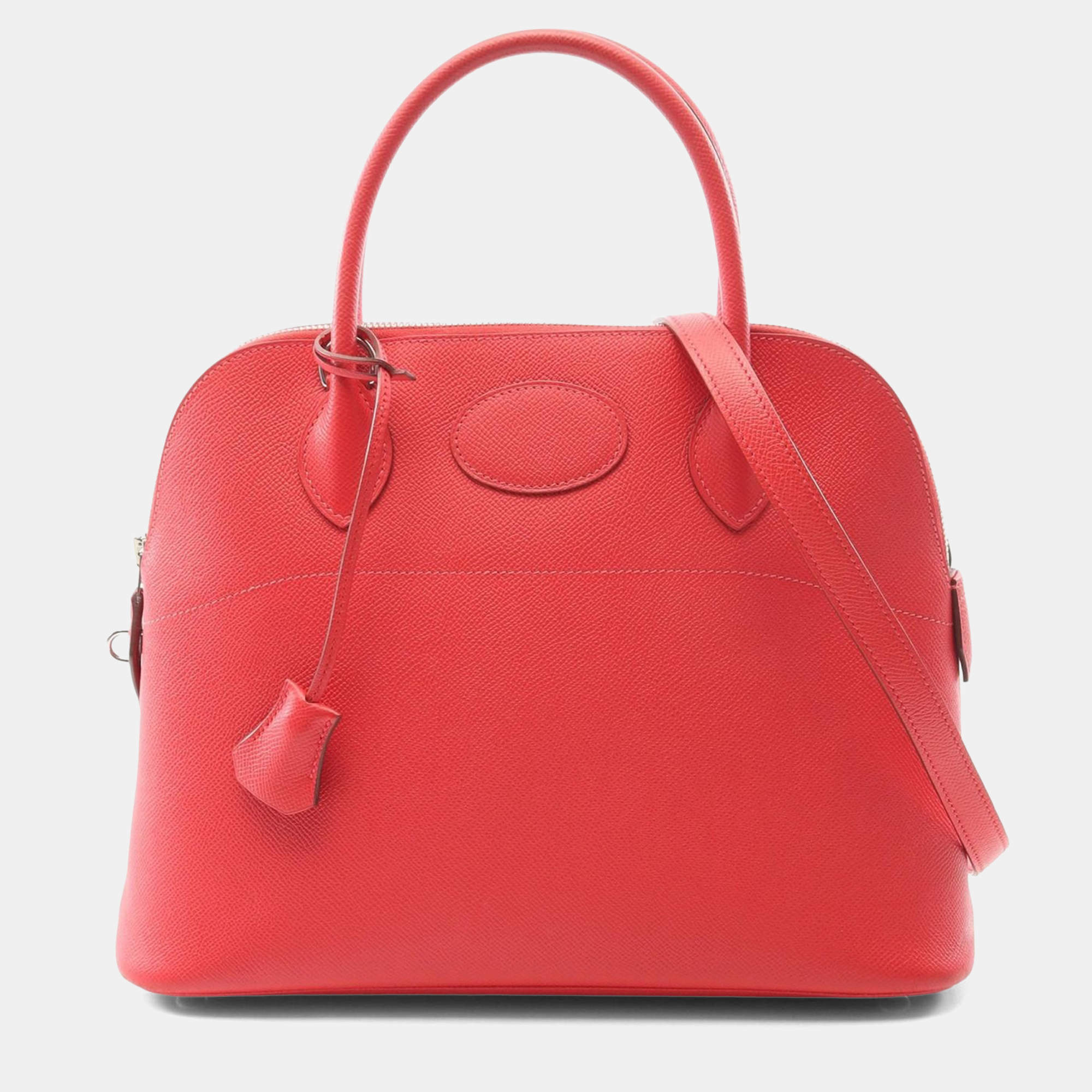 Pre Owned Hermes Bolide31 Bougainvillier Epsom Leather Handbag