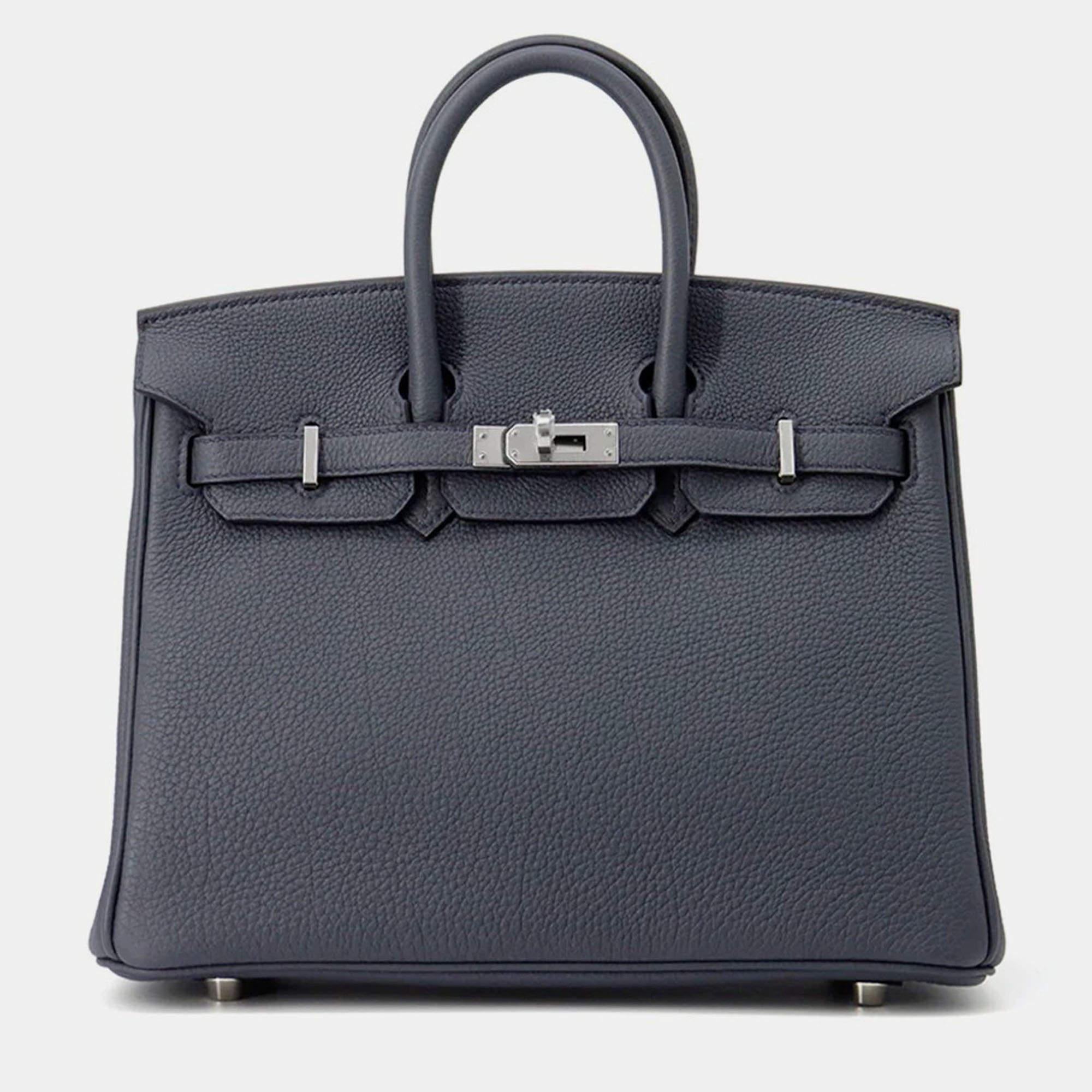 Pre Owned Hermes Birkin Grimist Togo Leather Size 25