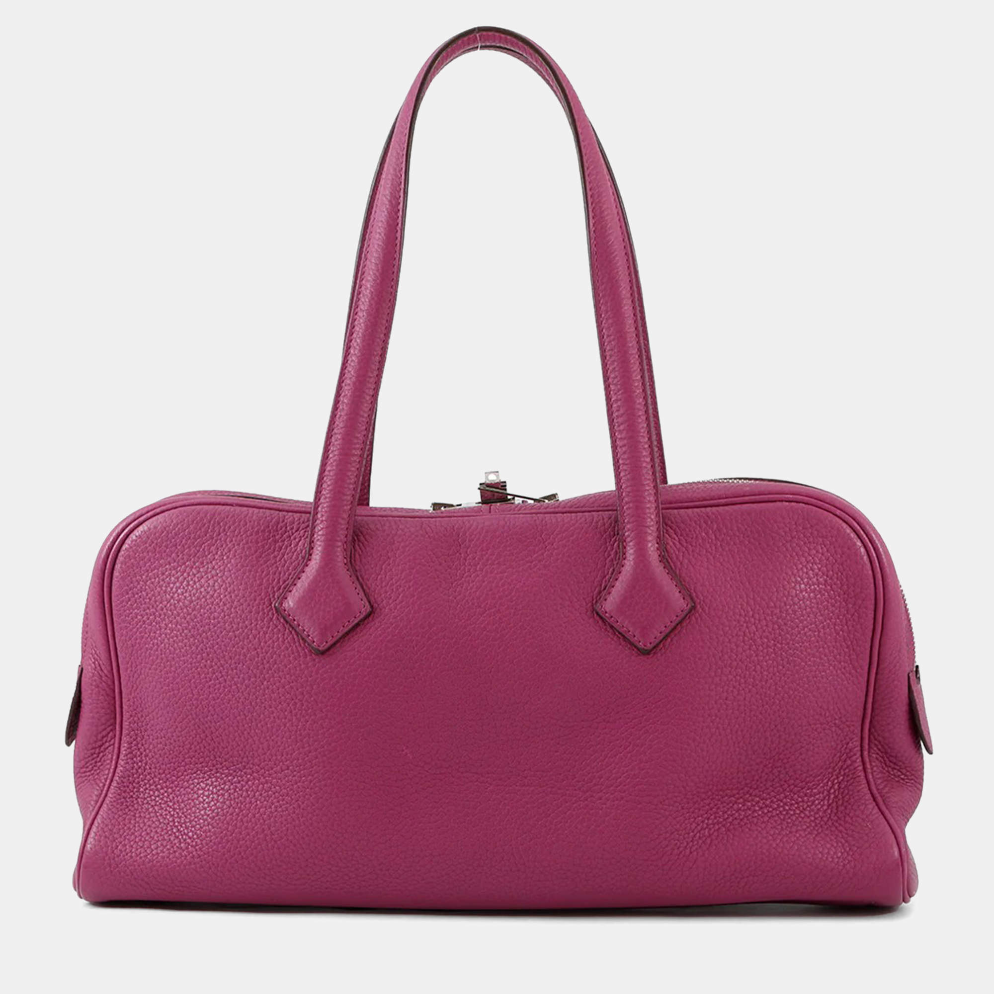 Pre Owned Hermes Victoria Elan Tosca Taurillon Clemence Size 38