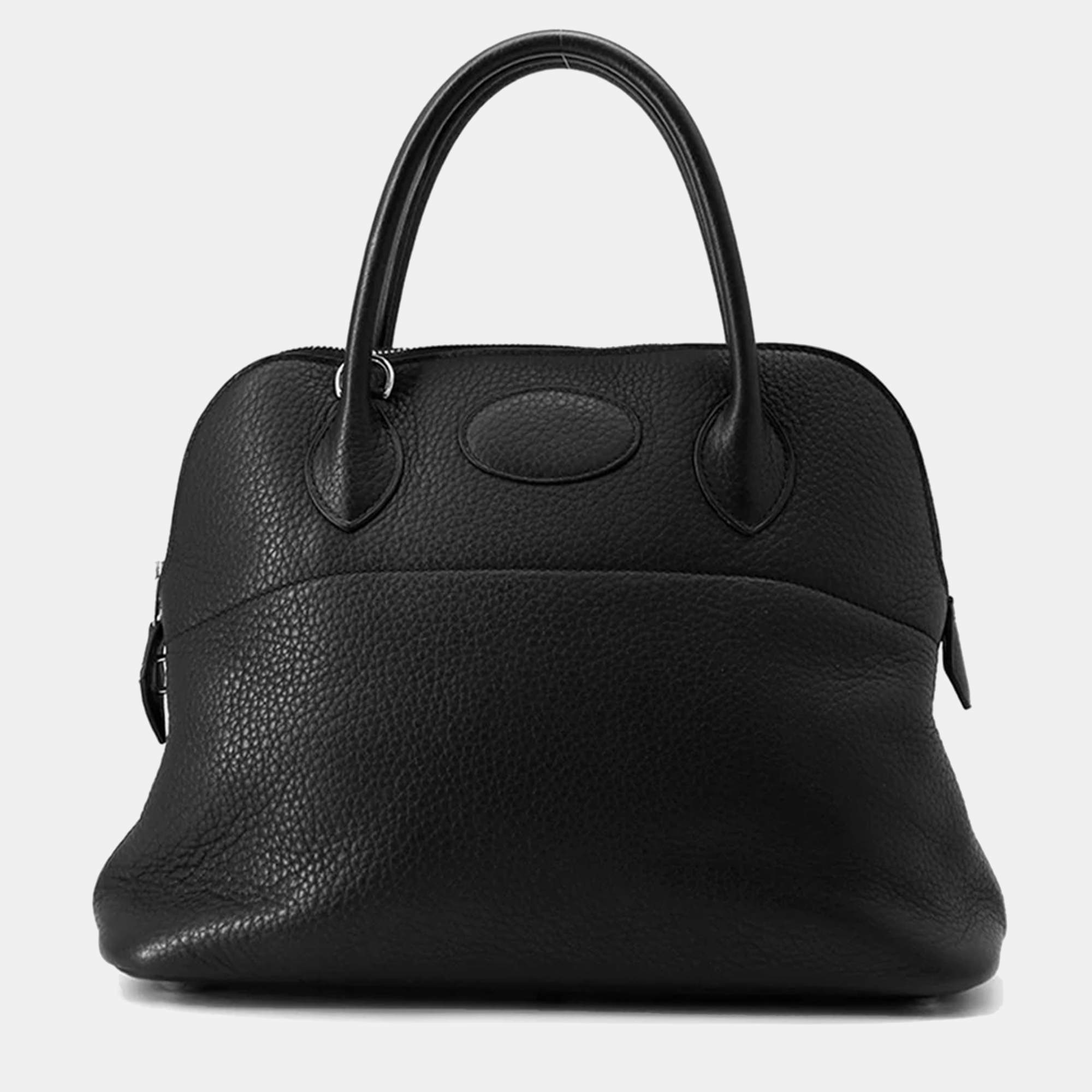 Pre Owned Hermes Bolide Black Taurillon Clemence Size 31