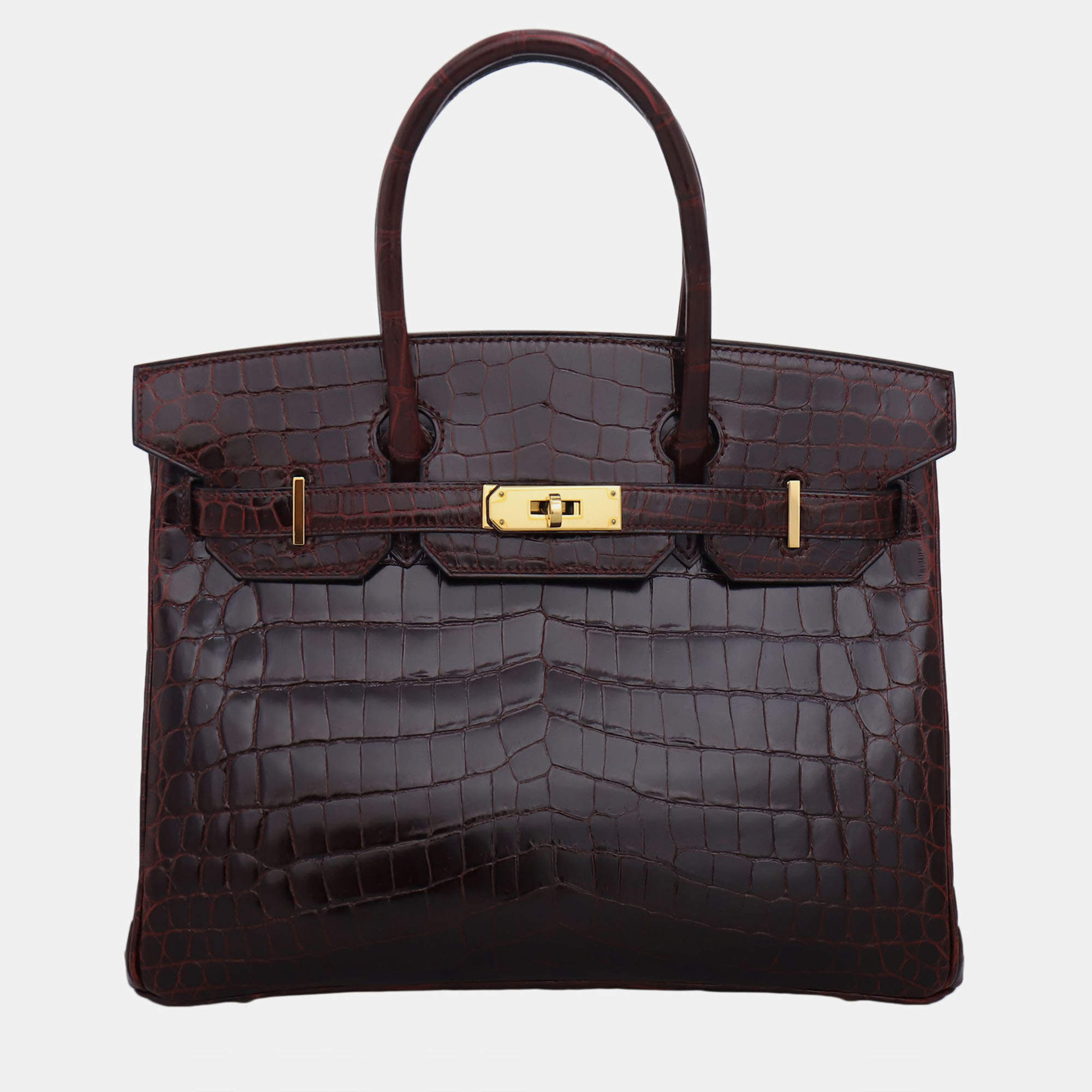 Pre Owned Croco Birkin 30 Bag