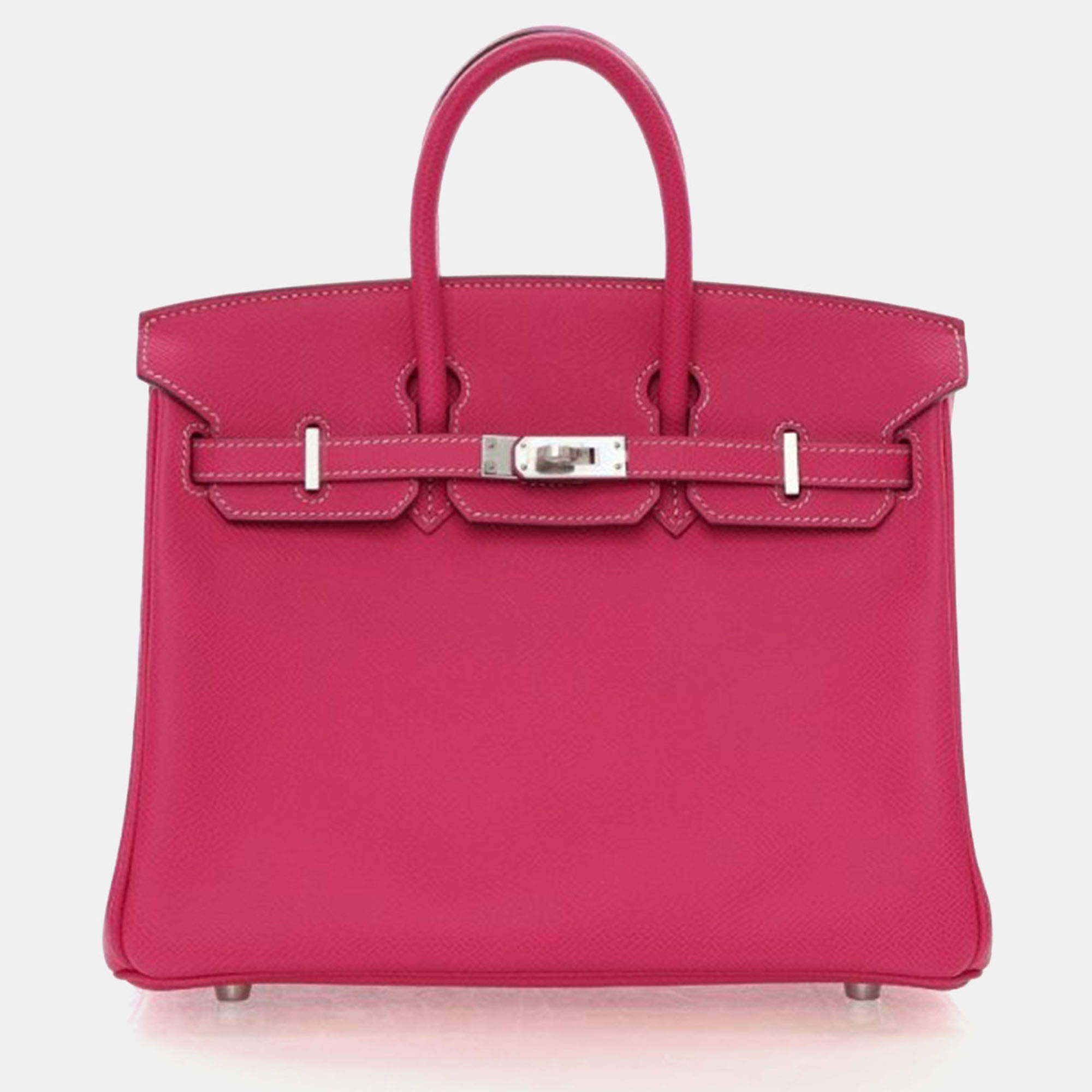 Pre Owned Hermes  Birkin 25 Rose Tyrien Epsom Candy Bag 