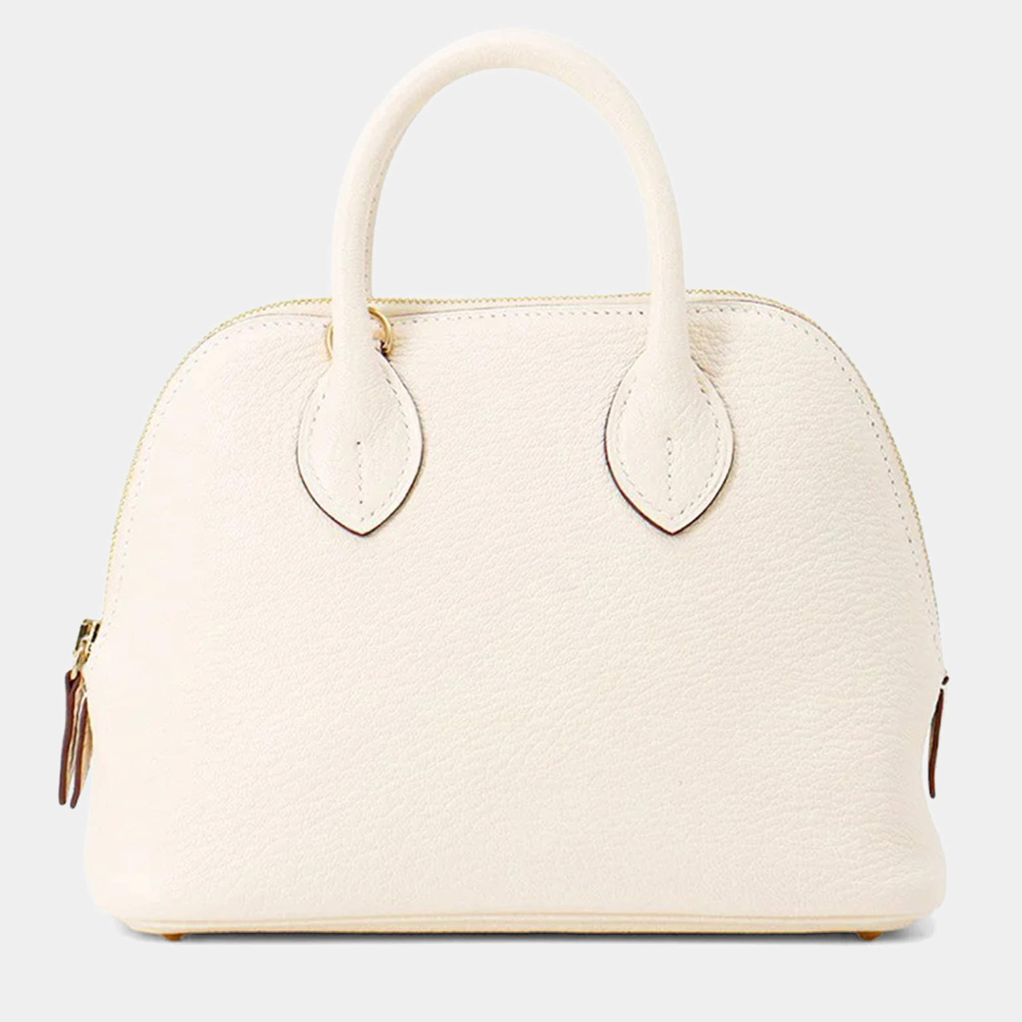 Pre Owned Hermes Bolide 1923 Nata Chevre Myzore Goatskin Mini