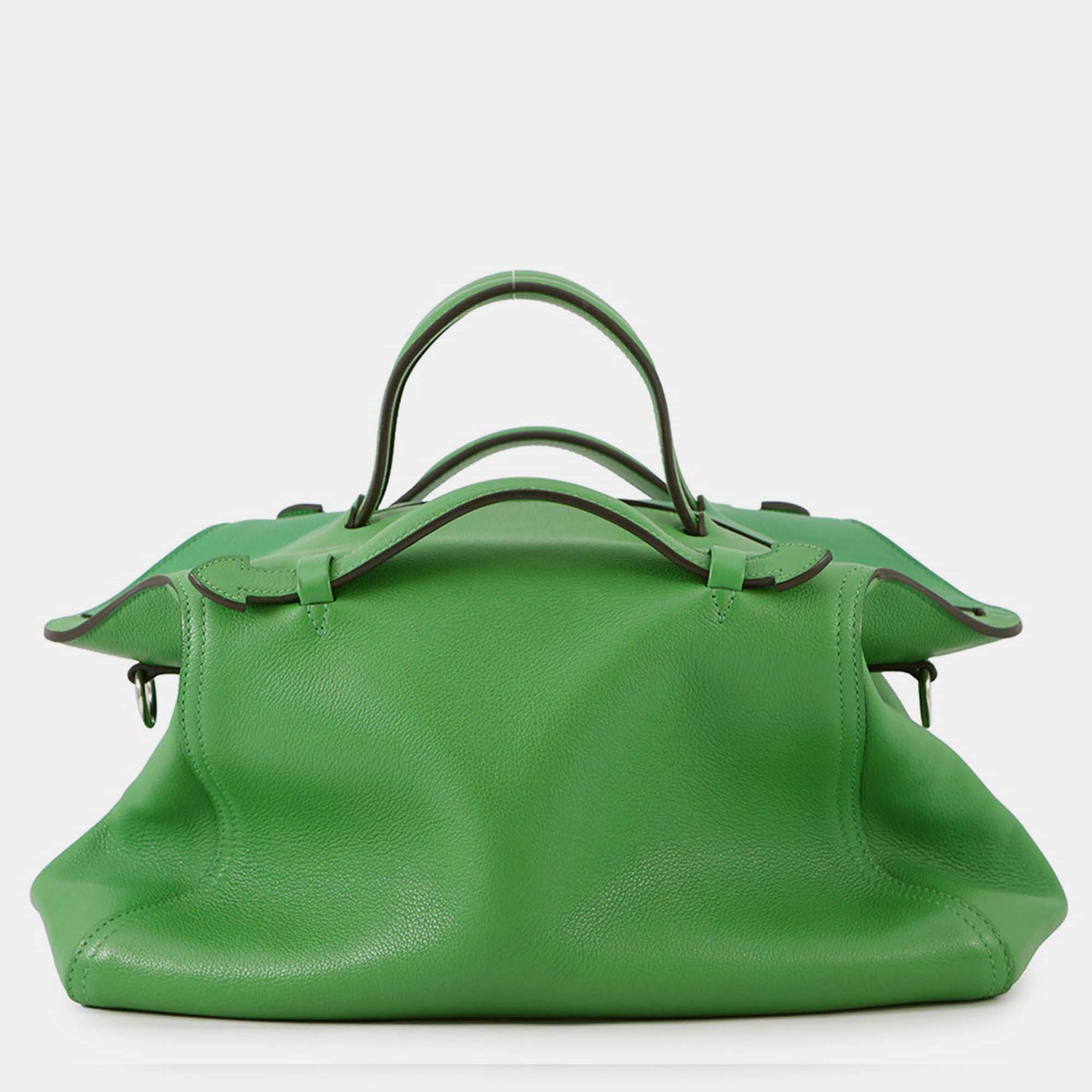 Pre Owned Hermes Oxar Bamboo Evergrain