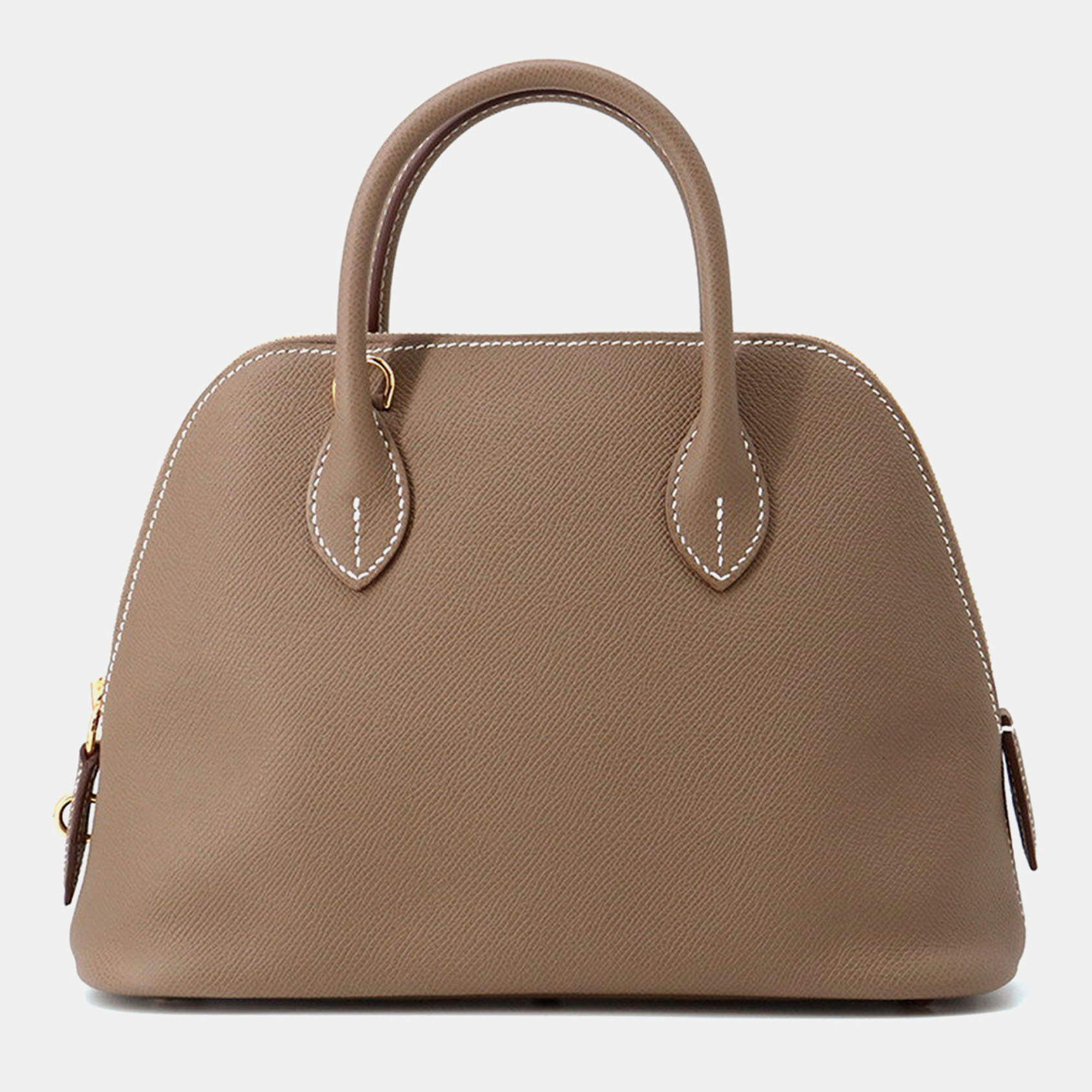 Pre Owned Hermes Bolide1923 Etoupe Epsom Size 25