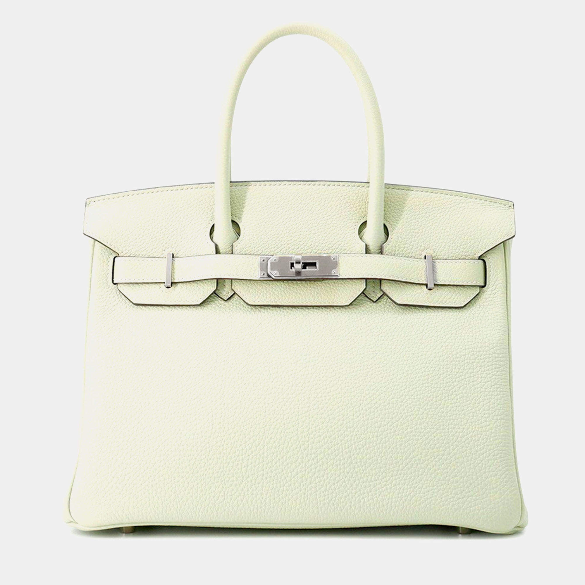 Pre Owned Hermes Birkin Grineve Togo Leather Size 30