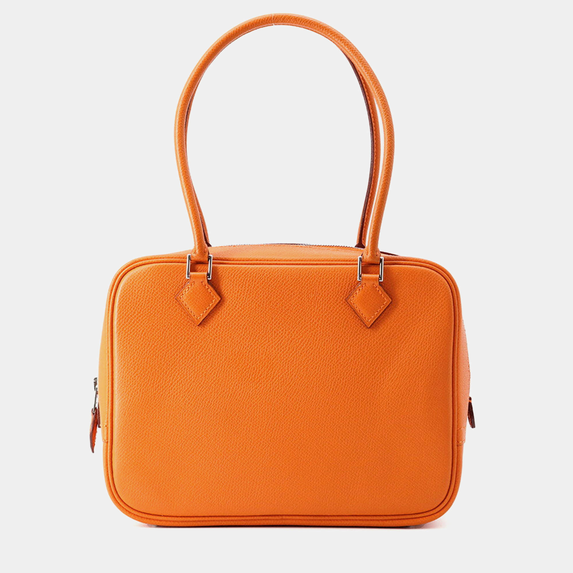 Pre Owned Hermes Plume Orange Epsom Size Mini