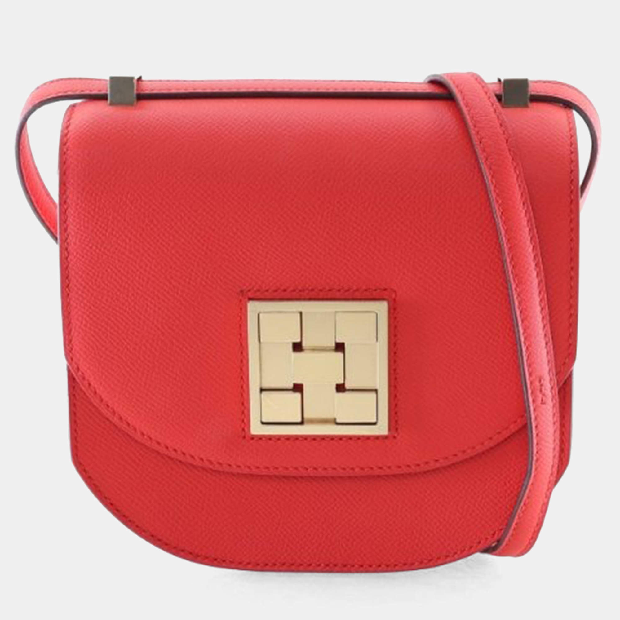 Pre Owned Hermes Rouge De Coeur Epsom Mosaique au 24