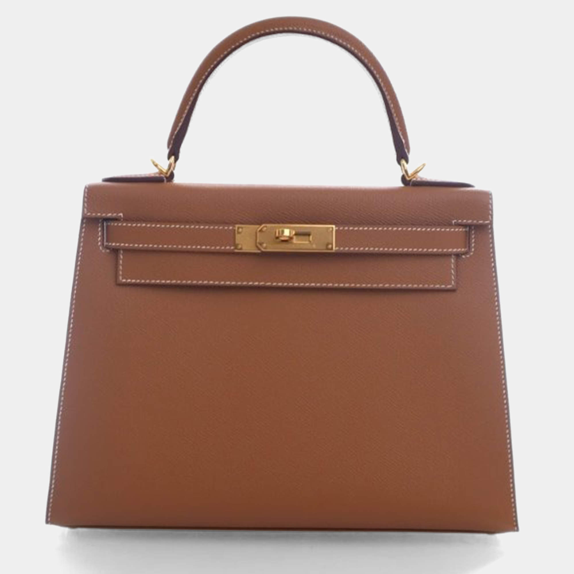 Pre Owned Hermes Gold Epsom Sellier Kelly 28
