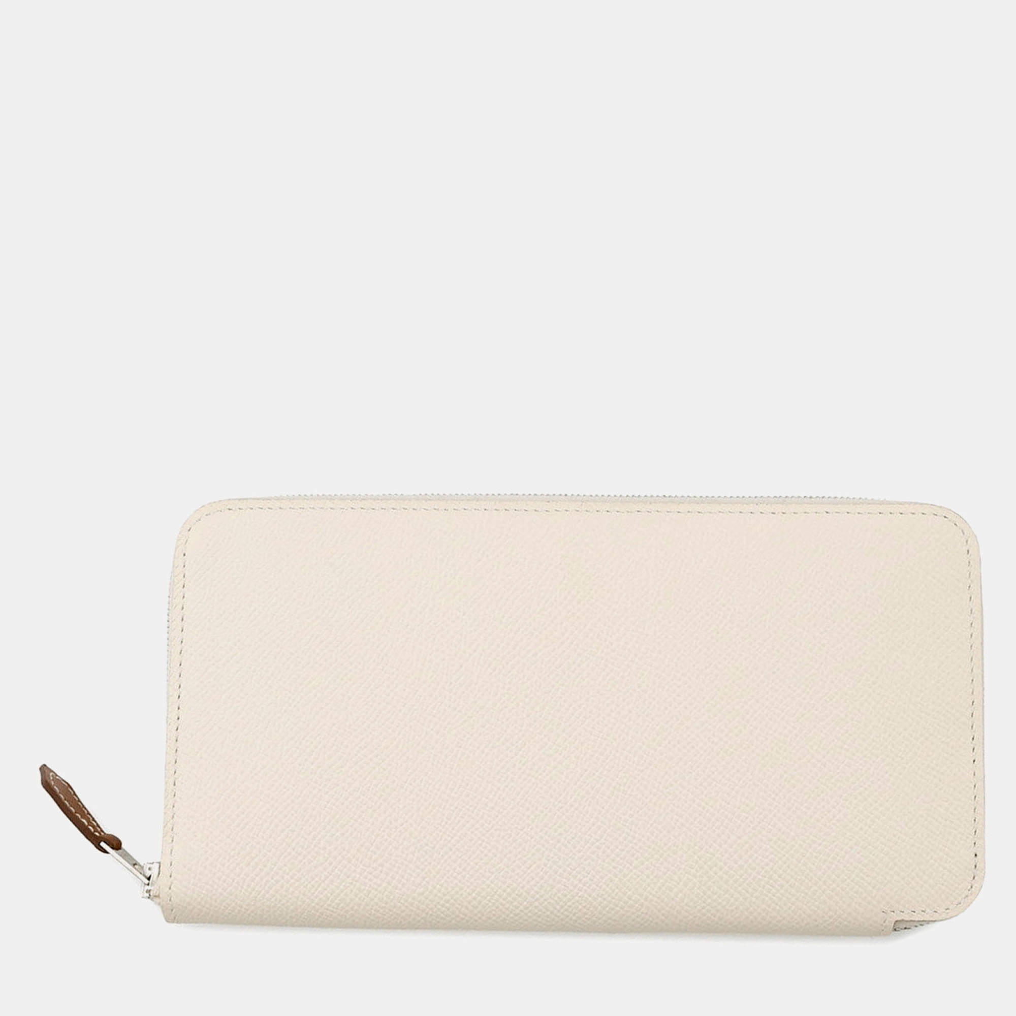 Pre Owned Hermes Azap Long Silk Inn Nata Epsom