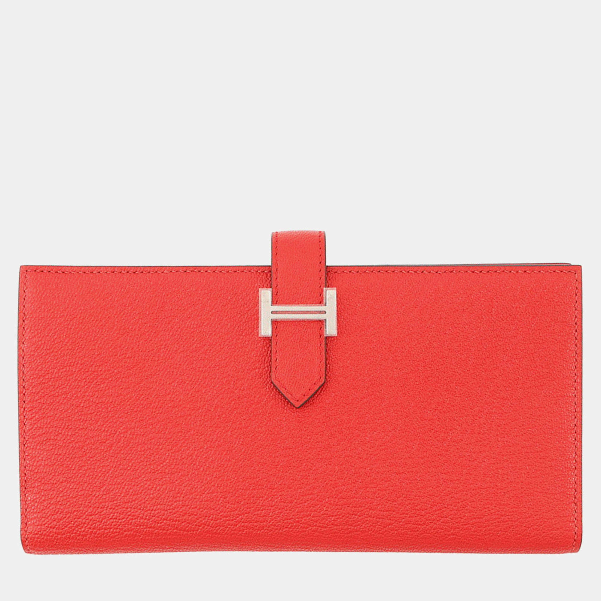 Pre Owned Hermes Beansufla Rose Texas Chevre Myzore Goatskin Bag