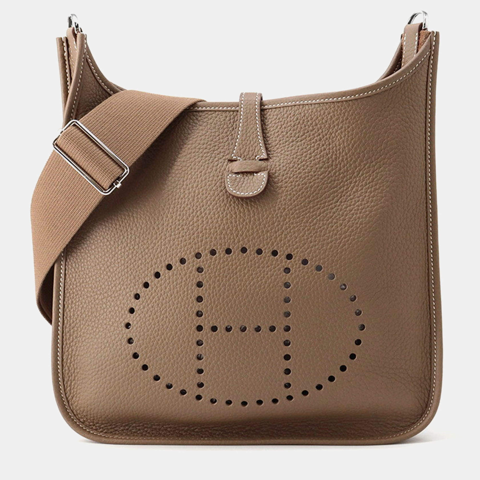 مملوكة مسبقًا حقيبة هيرمس إيفلين 3 إيتوبي جلود توريلون حجم متوسط