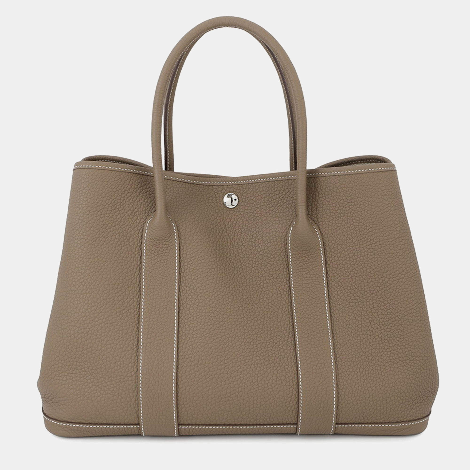 Pre Owned حقيبة هيرمس جاردن بارتي إيتوب نيغوندا جلد بي إم