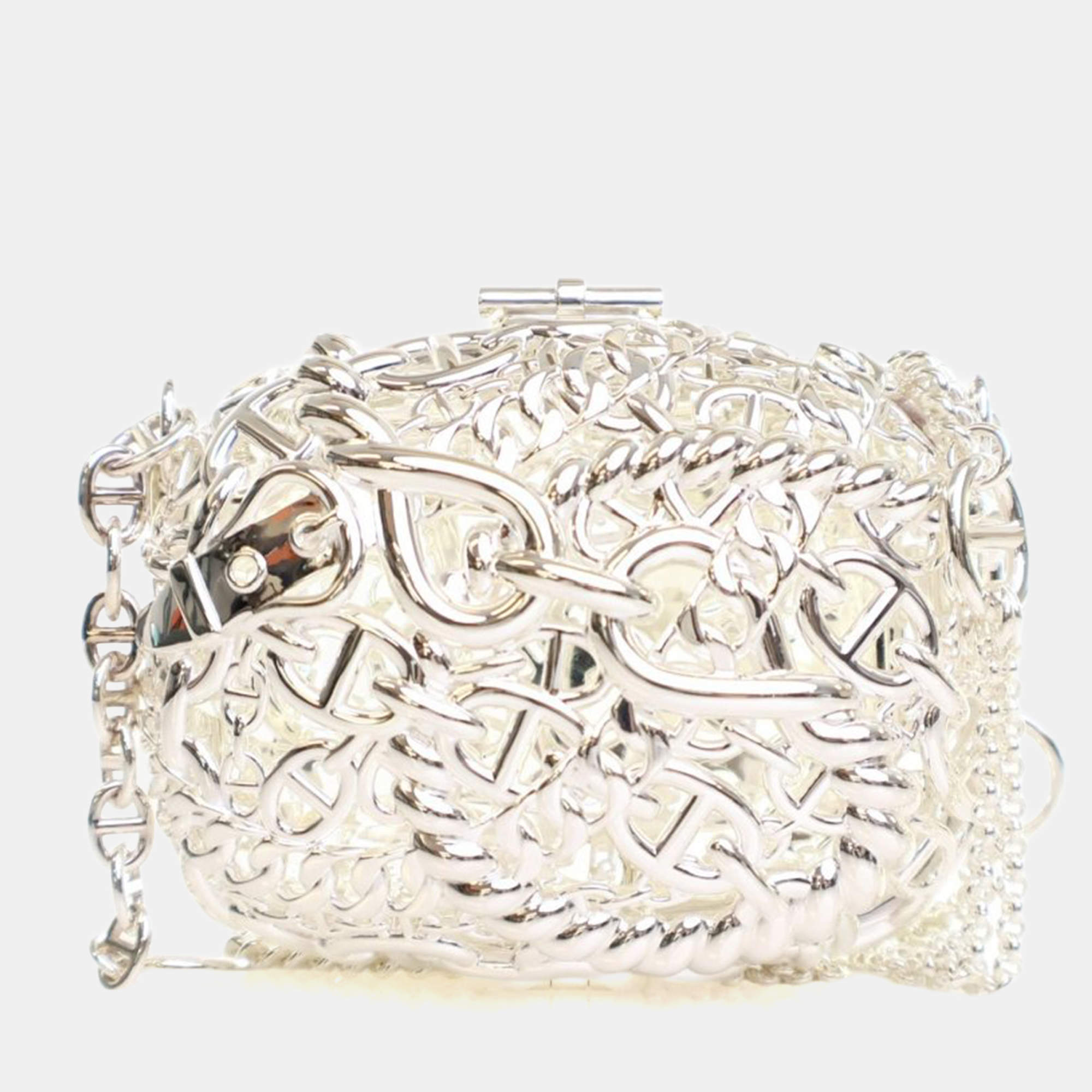 Pre Owned Hermes Sac Bijou Chaine D'Ancre