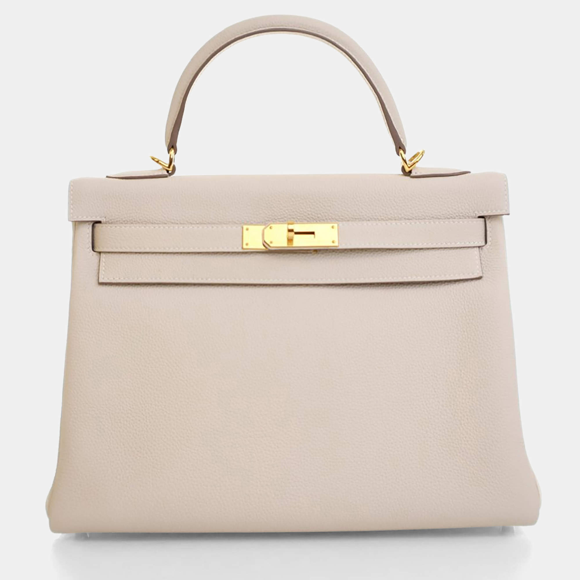 Pre Owned حقيبة هيرمس كيلي 32 توغو لون كريم