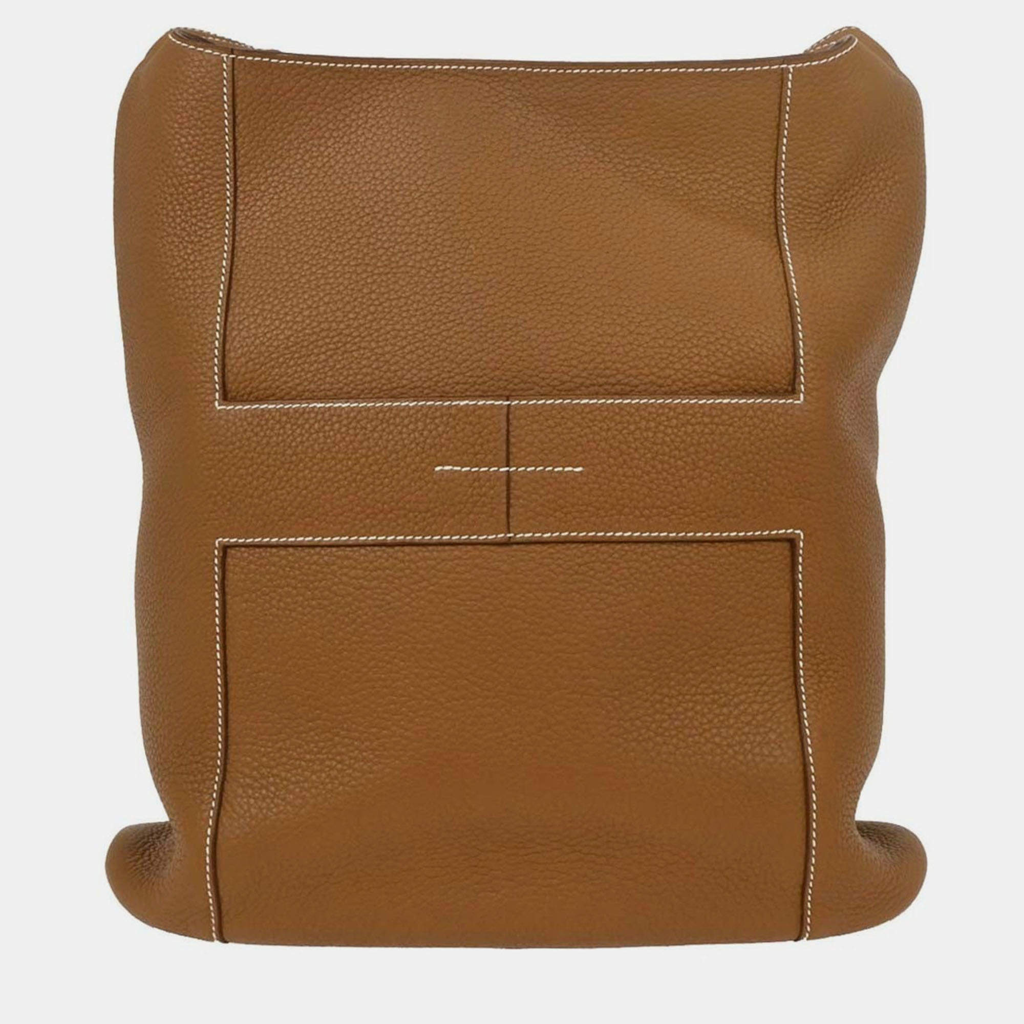 Pre Owned حقيبة كتف هيرمس جولد توريلون كليمونس جودنيوز جي إم