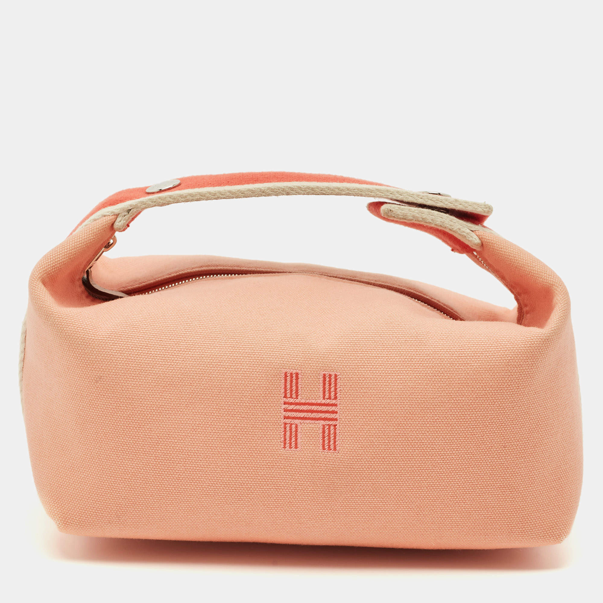 Pre Owned هيرمس برايد-أ-براك صغيرة غوايف تويلي إتش قماش بھوրջا