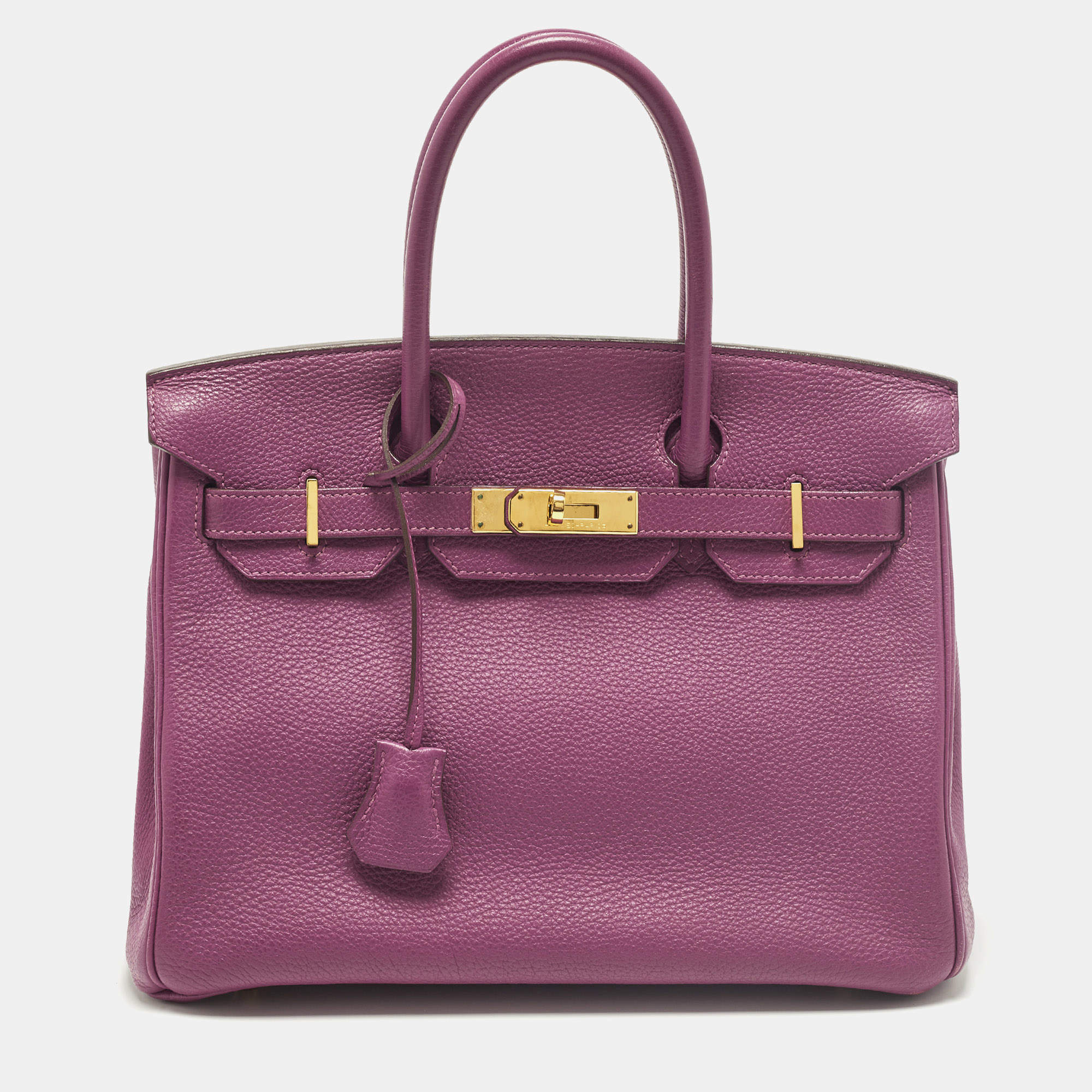 مملوكة مسبقًا حقيبة هيرمس بيركين 30 جلد توغو انيمور إكسسوار مطلي ذهبي