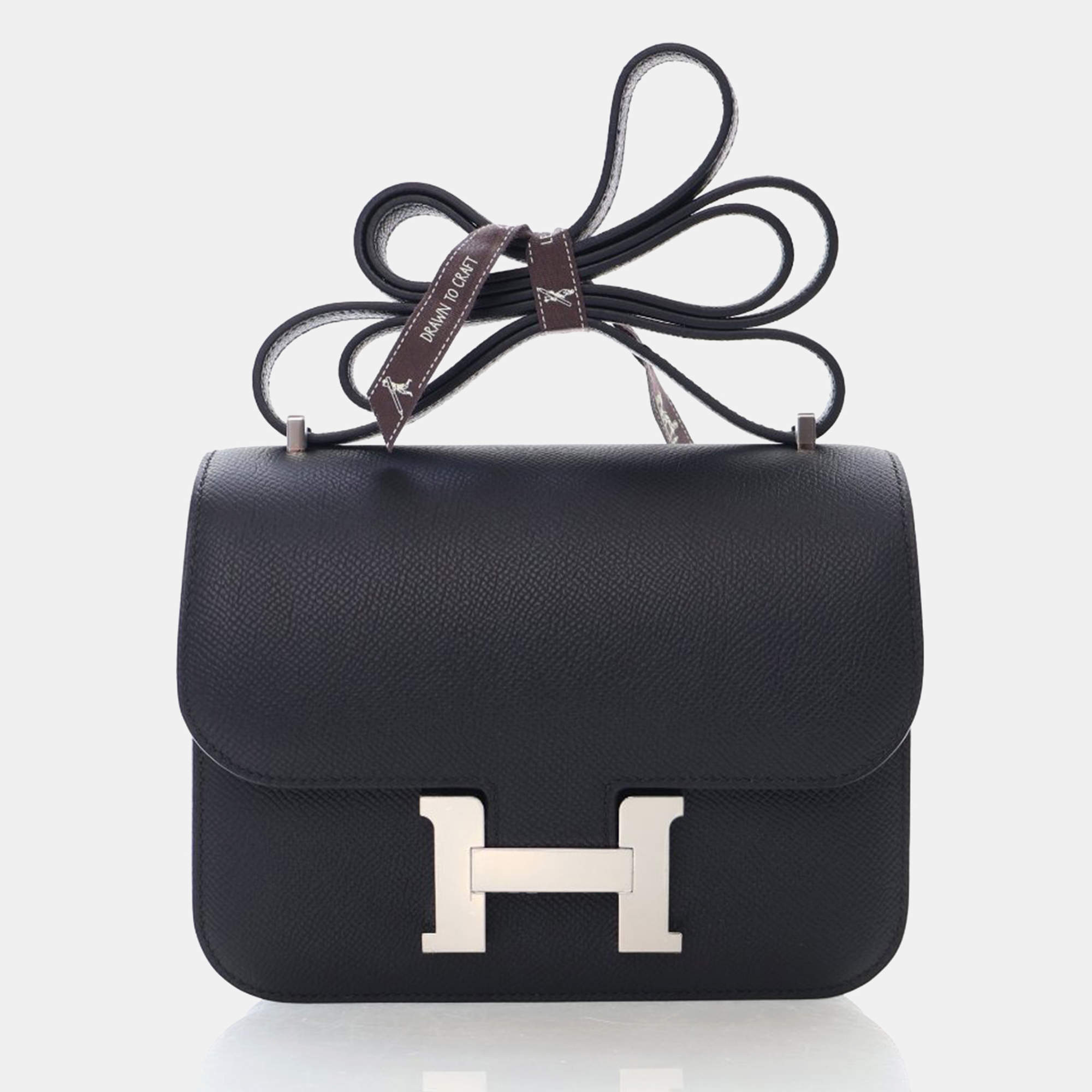 مملوكة مسبقًا حقيبة هيرمس كونستانس نوار إبسم 18