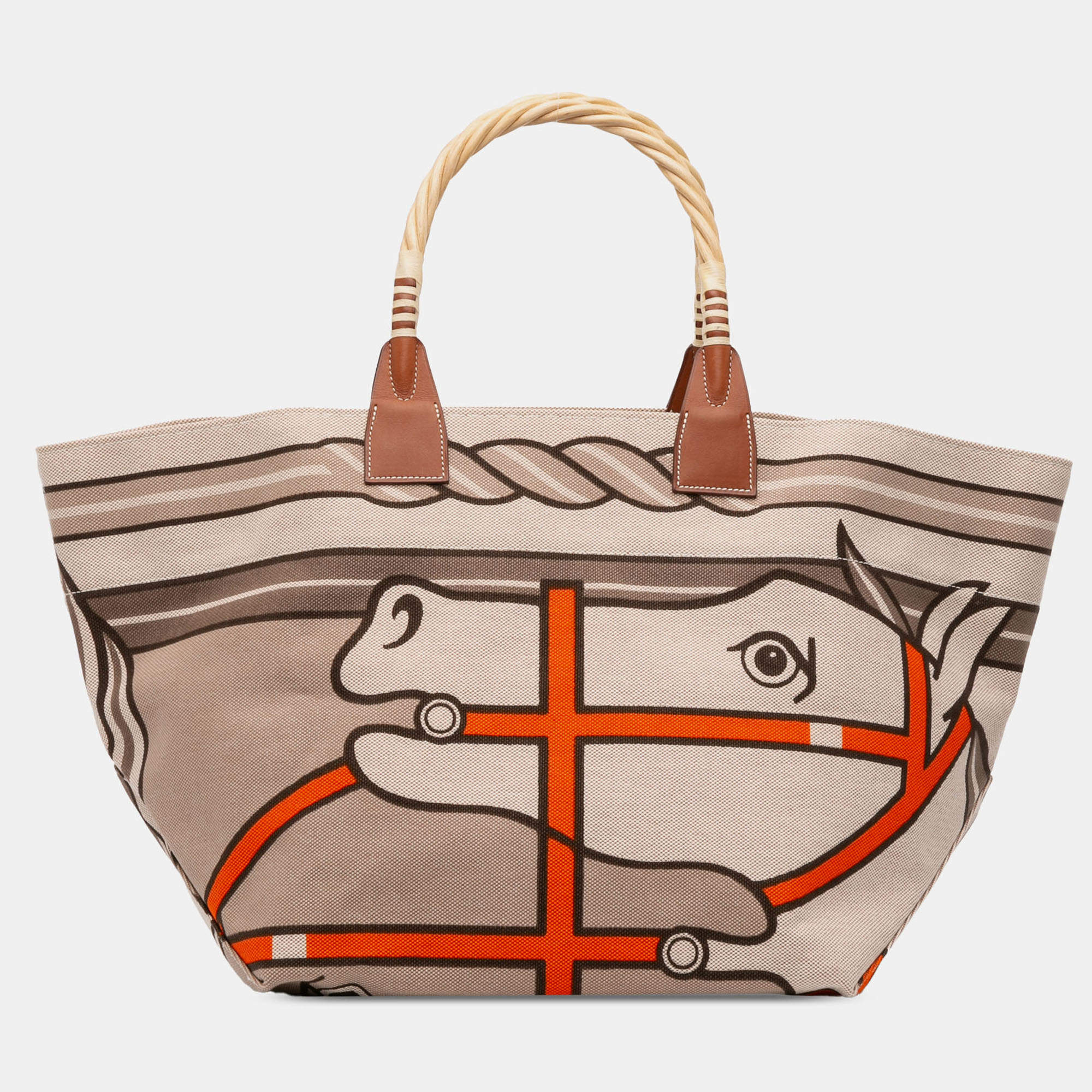 Pre Owned هيرمس بني تويل إتش بلوم كوادريغ أو فيل ستيبل 31